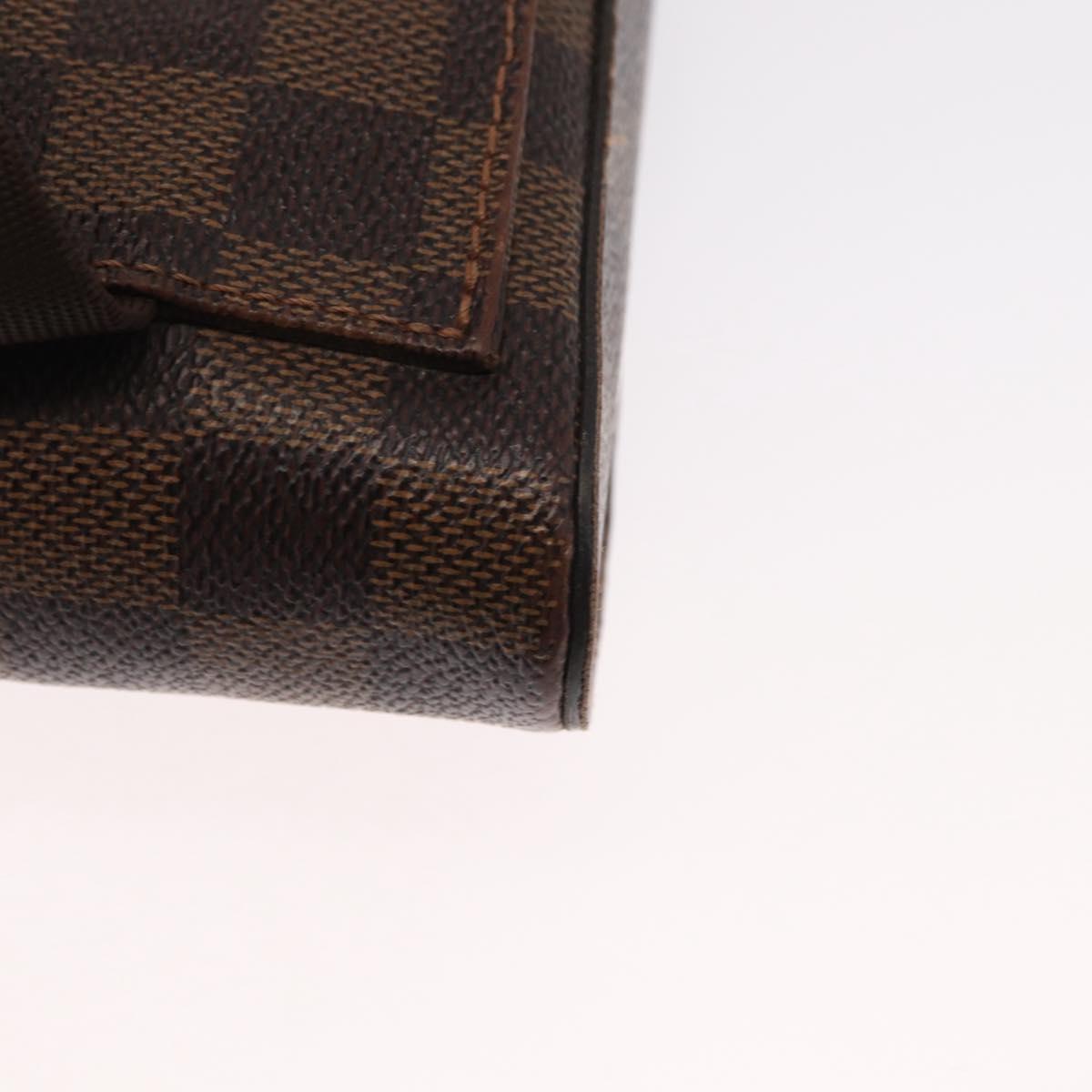 LOUIS VUITTON Damier Ebene Geronimos Shoulder Bag N51994 LV Auth 155916