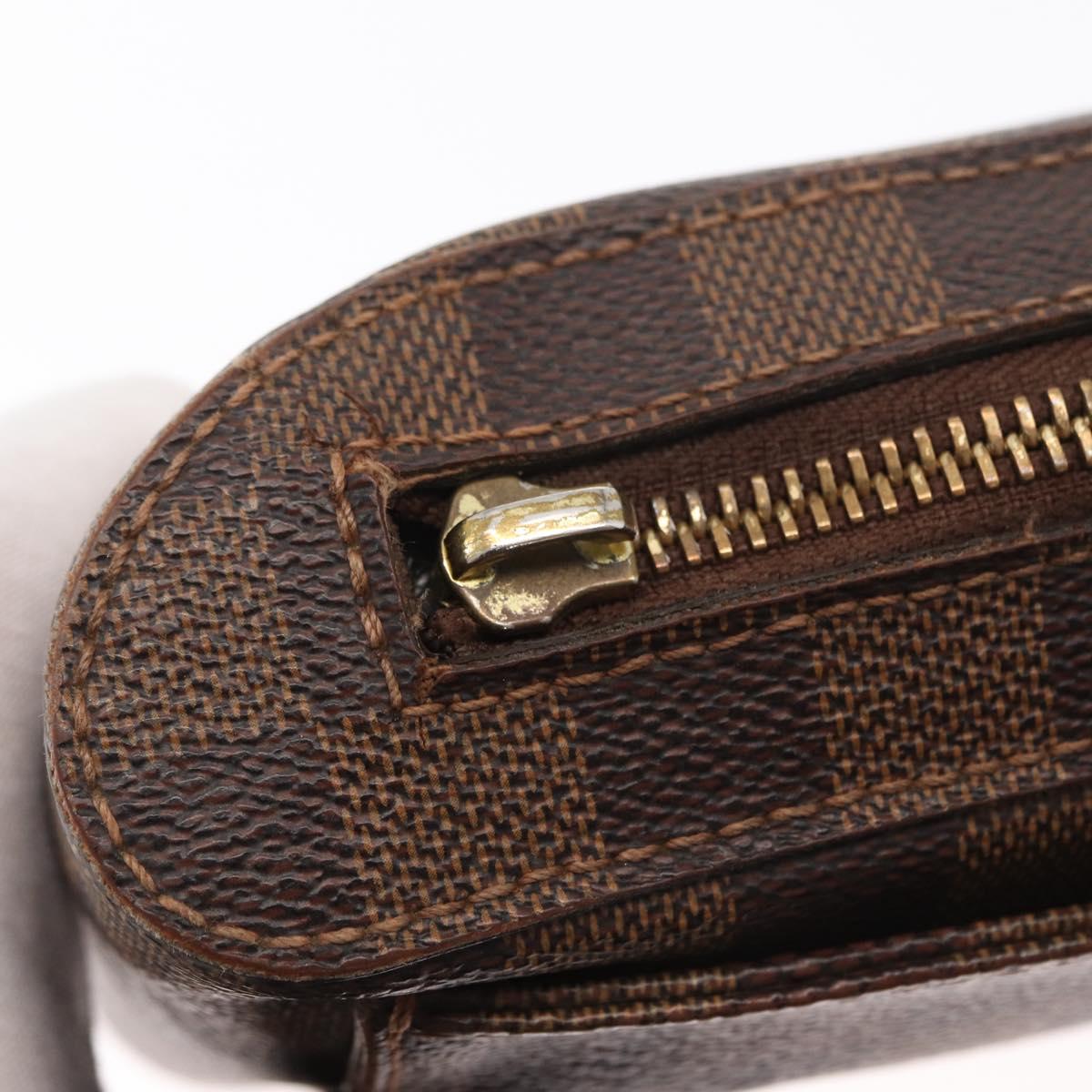 LOUIS VUITTON Damier Ebene Geronimos Shoulder Bag N51994 LV Auth 155916