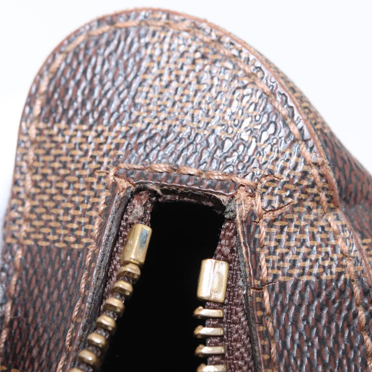 LOUIS VUITTON Damier Ebene Geronimos Shoulder Bag N51994 LV Auth 155916