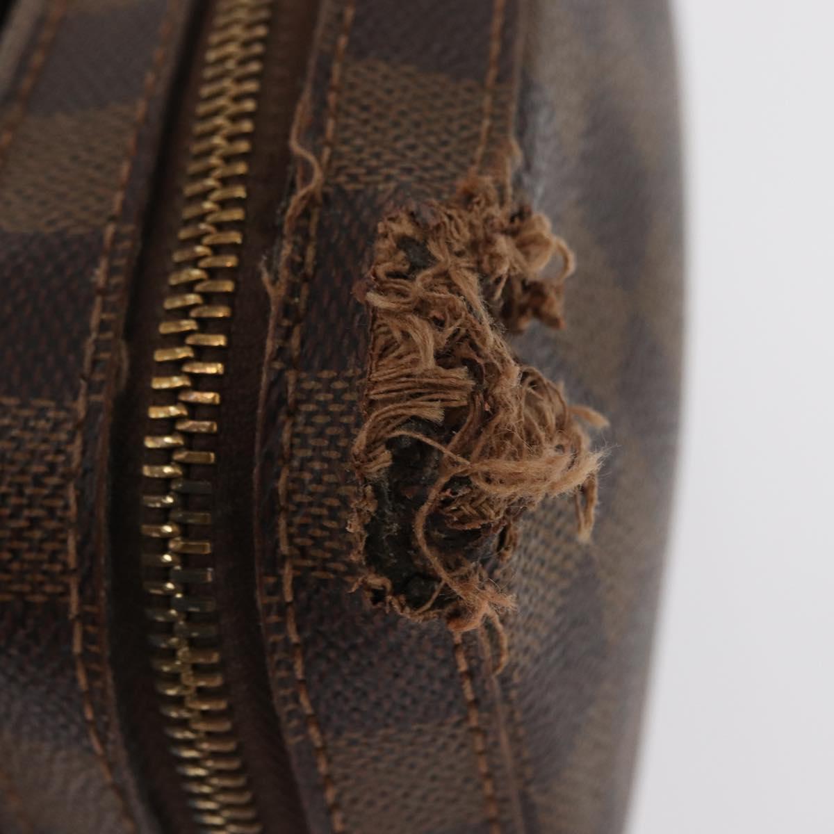 LOUIS VUITTON Damier Ebene Geronimos Shoulder Bag N51994 LV Auth 155916