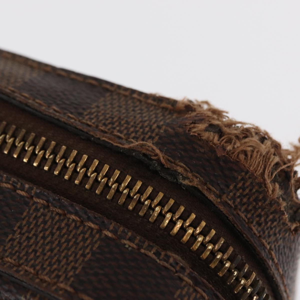 LOUIS VUITTON Damier Ebene Geronimos Shoulder Bag N51994 LV Auth 155916