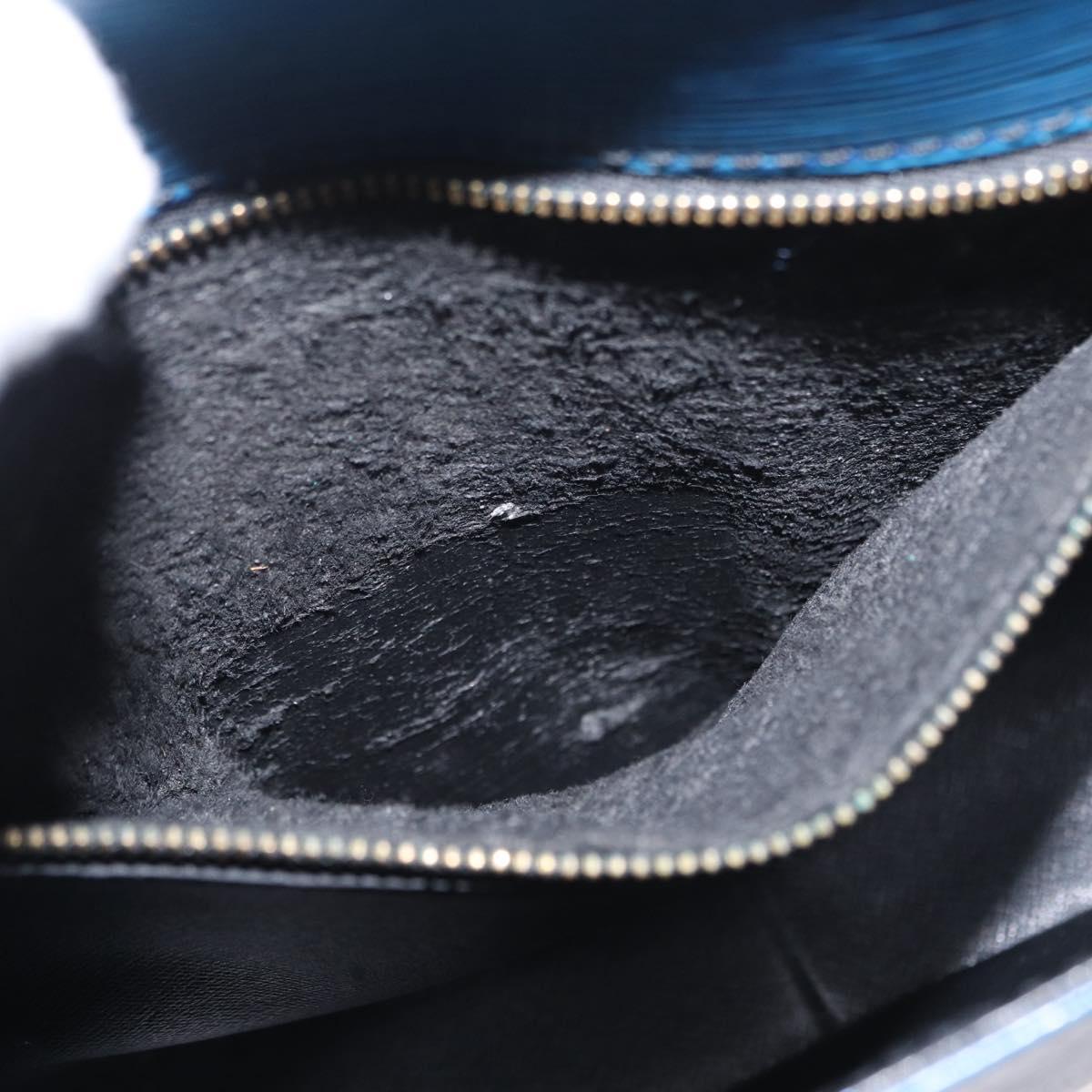 LOUIS VUITTON Epi Saint Cloud GM Shoulder Bag Toledo Blue M52195 LV Auth 155919