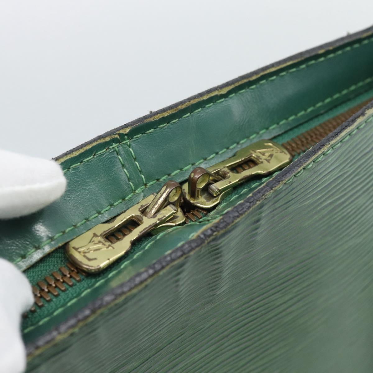 LOUIS VUITTON Epi Lussac Shoulder Bag Green M52284 LV Auth 155920