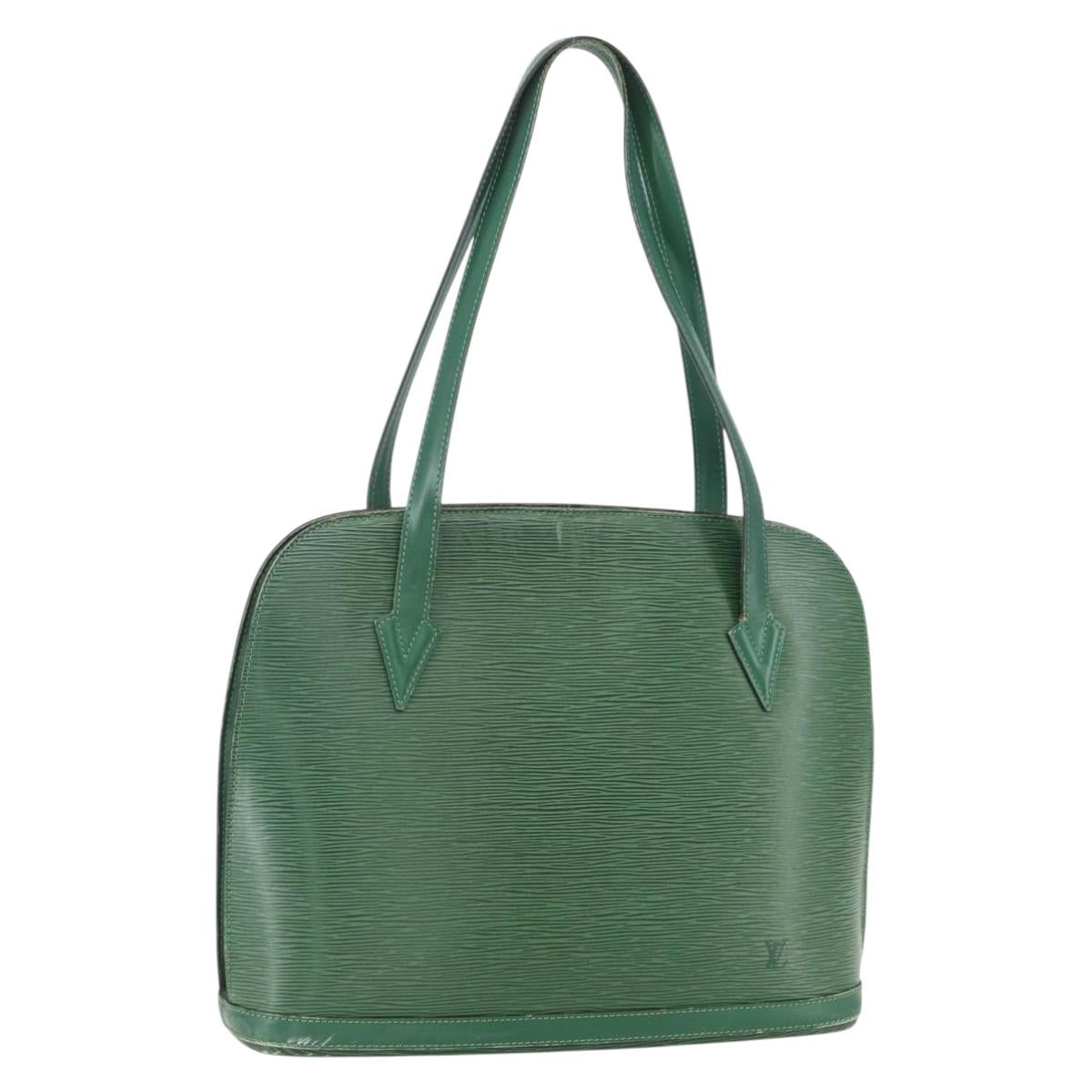 LOUIS VUITTON Epi Lussac Shoulder Bag Green M52284 LV Auth 155920
