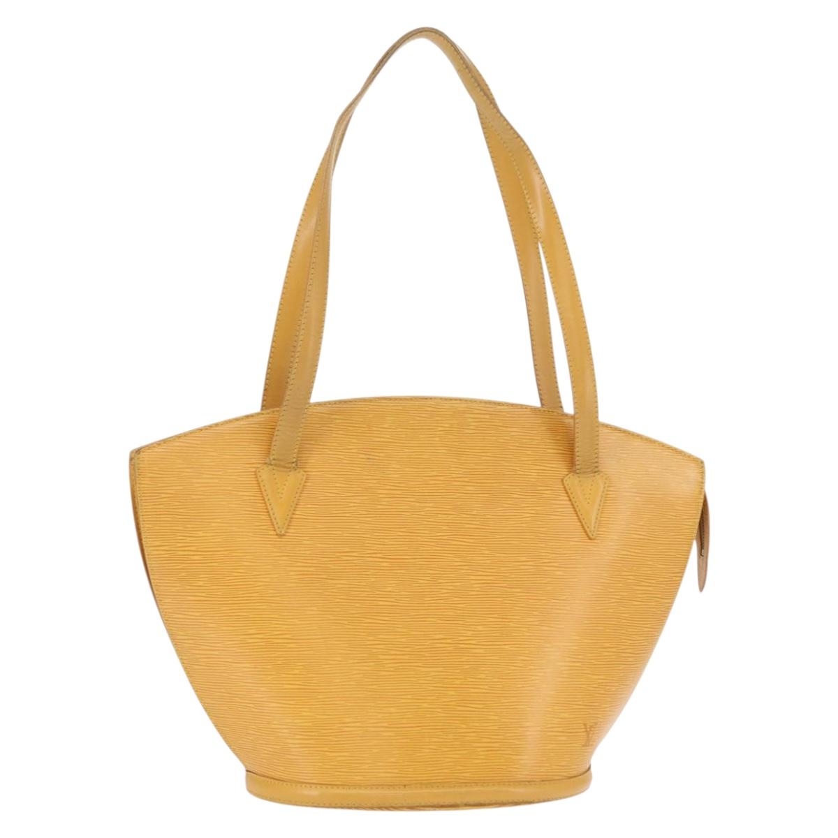 LOUIS VUITTON Epi Saint Jacques Shopping Shoulder Bag Yellow M52269 Auth 155921