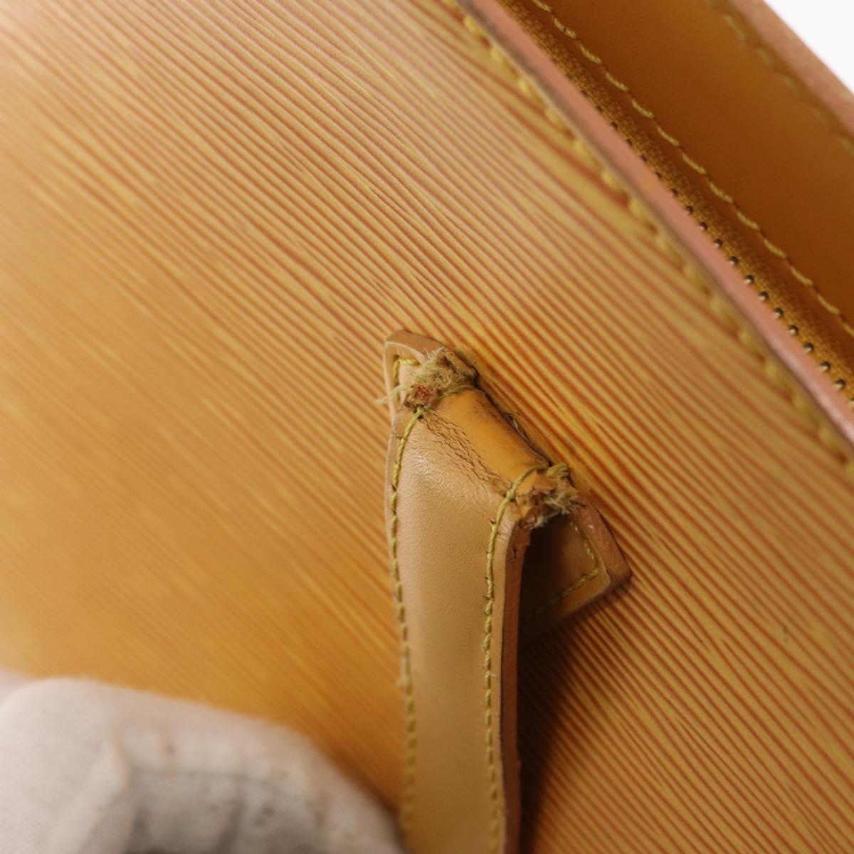 LOUIS VUITTON Epi Saint Jacques Shopping Shoulder Bag Yellow M52269 Auth 155921