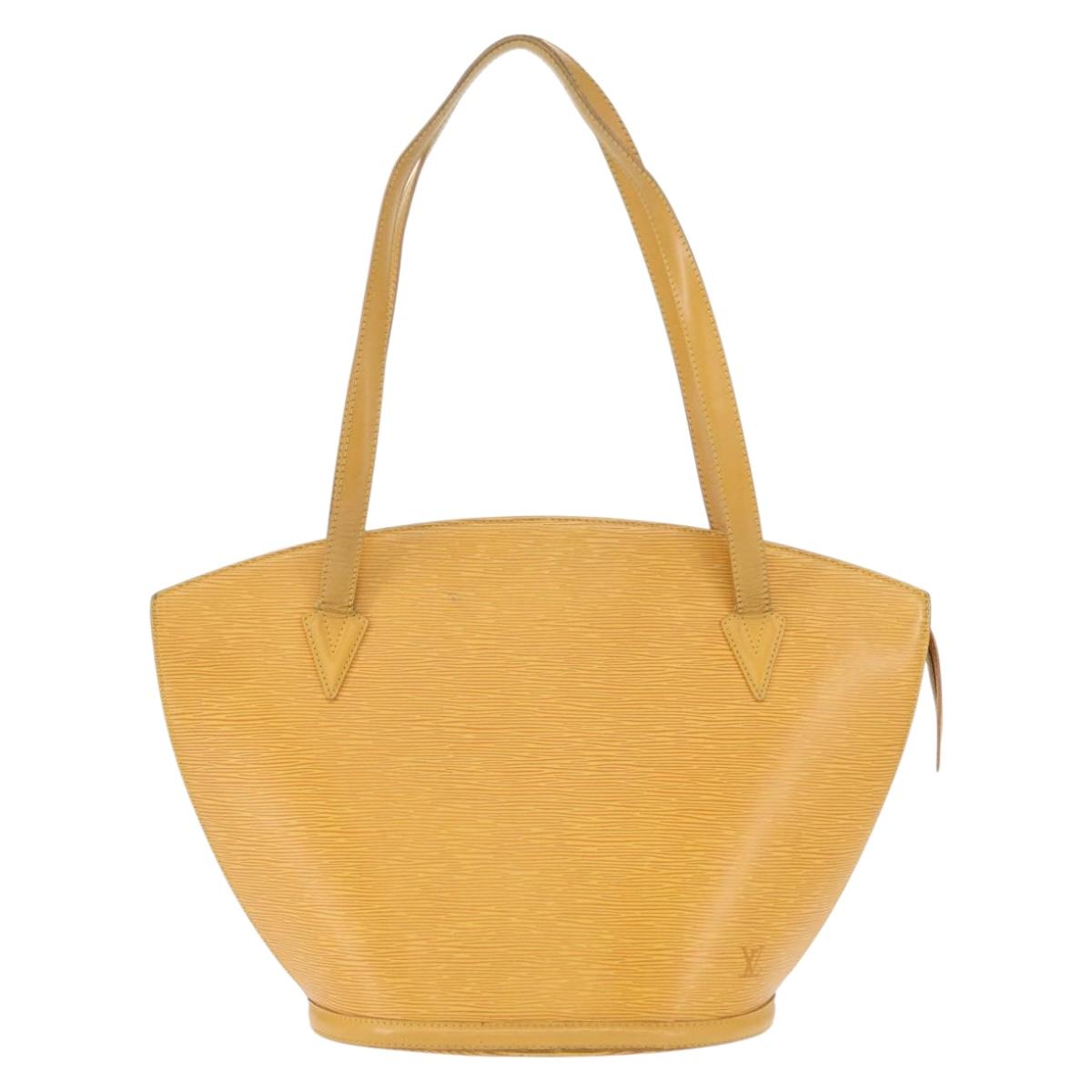 LOUIS VUITTON Epi Saint Jacques Shopping Shoulder Bag Yellow M52269 Auth 155921