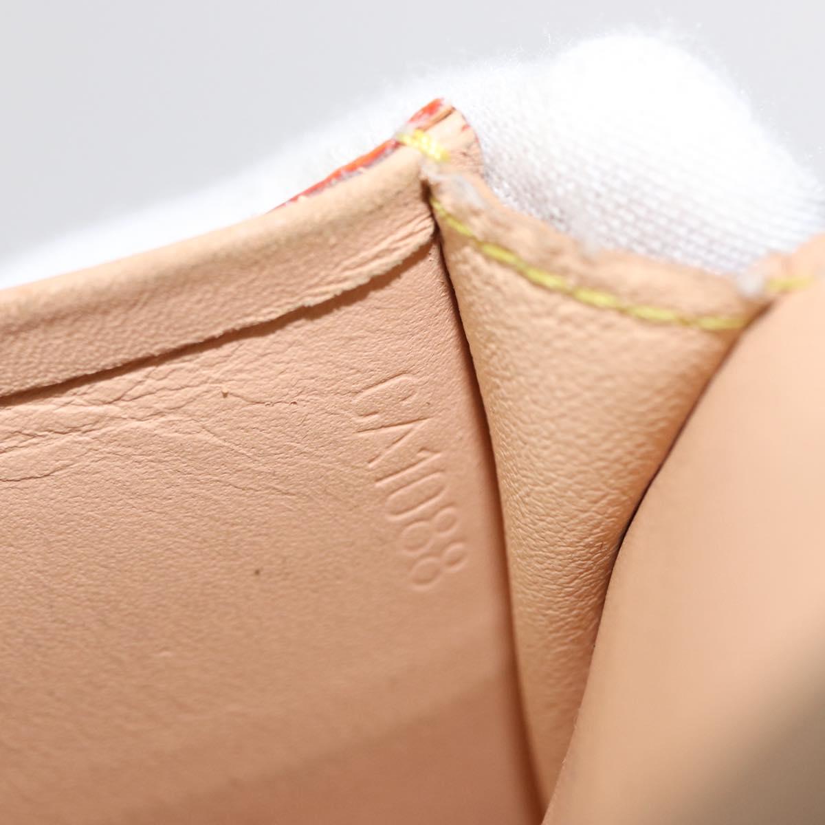 LOUIS VUITTON Multicolor Anvelop Cult De Vuitto Case White M66557 LV Auth 155925