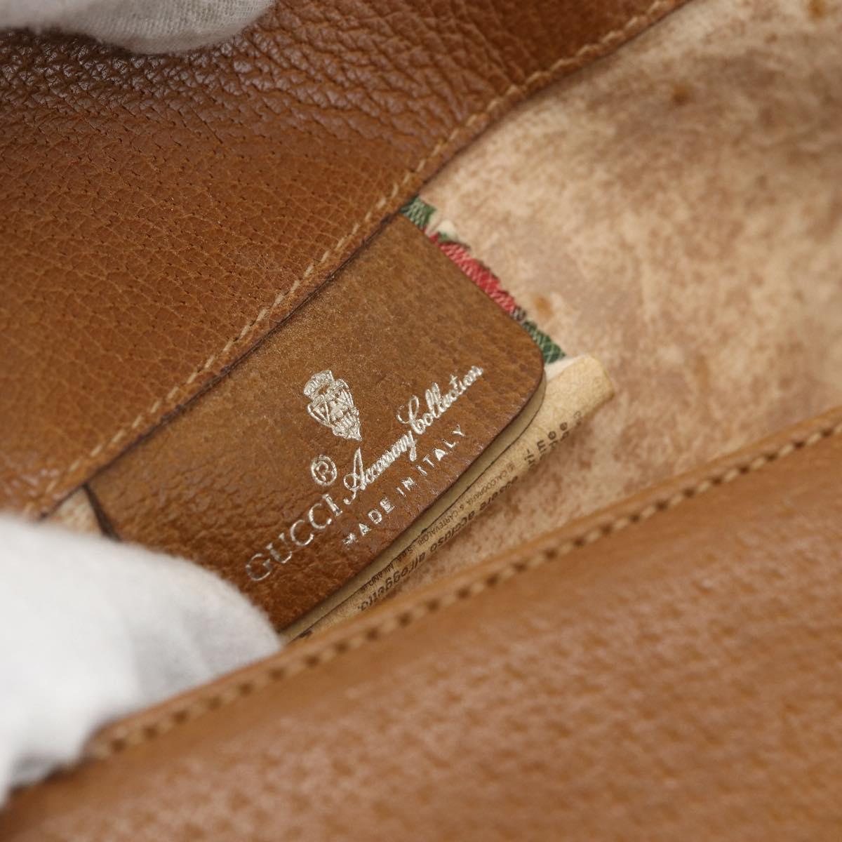 GUCCI GG Supreme Shoulder Bag PVC Beige Gold 116 02 076 Auth 155927