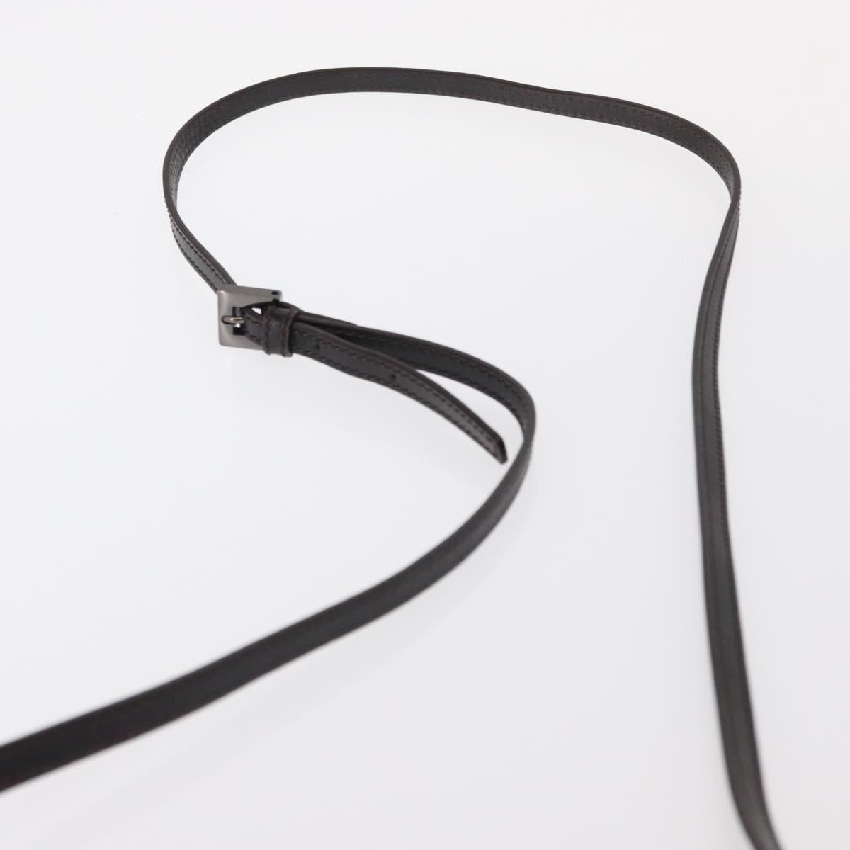 FENDI Zucchino Canvas Shoulder Bag Red Silver Auth 155957V