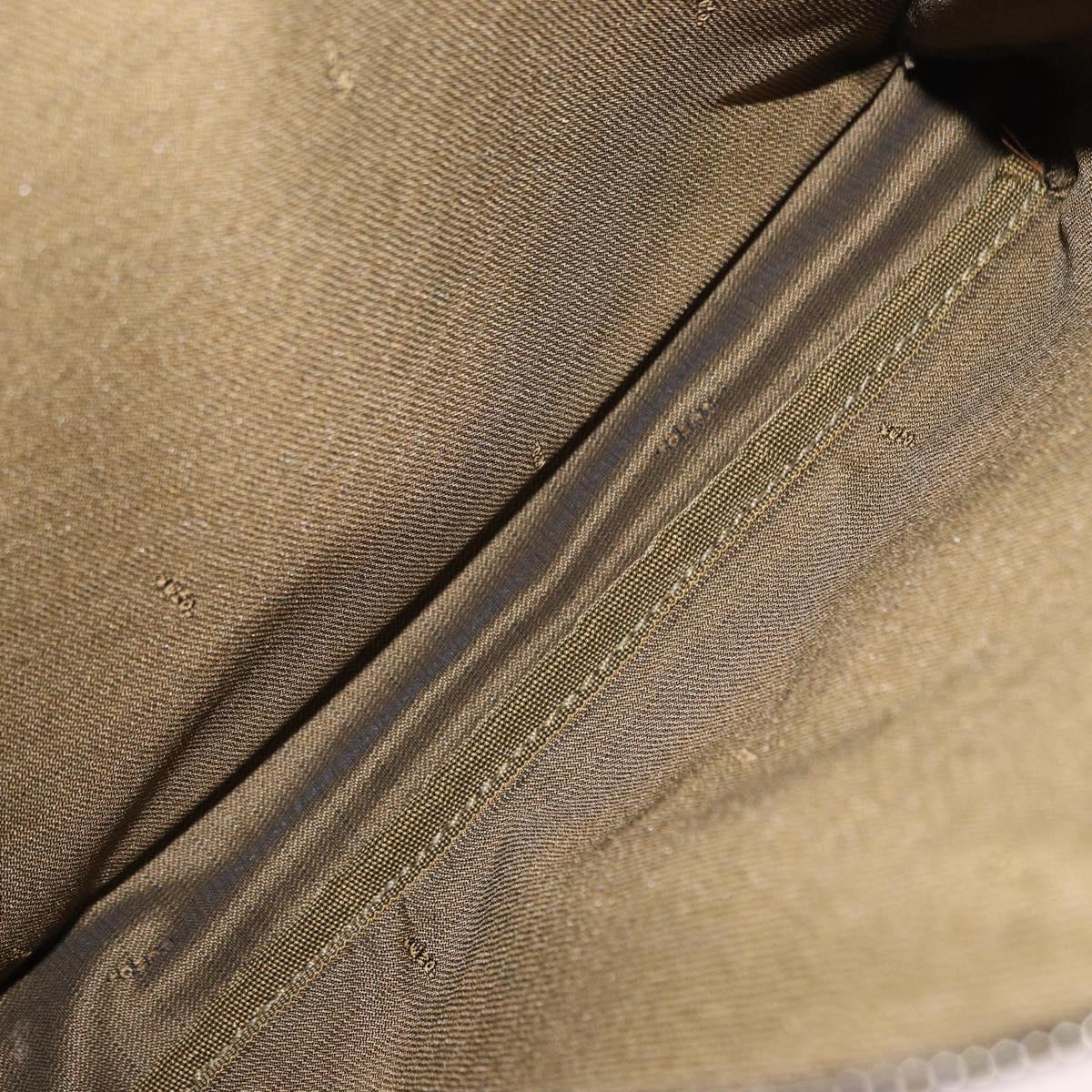 FENDI Carry Case Zucca Canvas Trunk Black Brown Auth 155959SAV