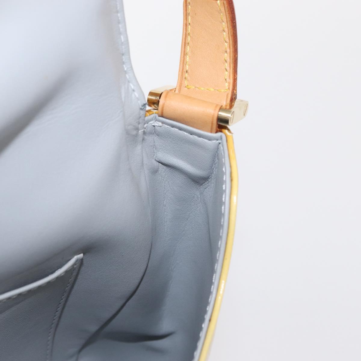 LOUIS VUITTON Monogram Vernis Thompson Street Bag Gris M91008 LV Auth 155972