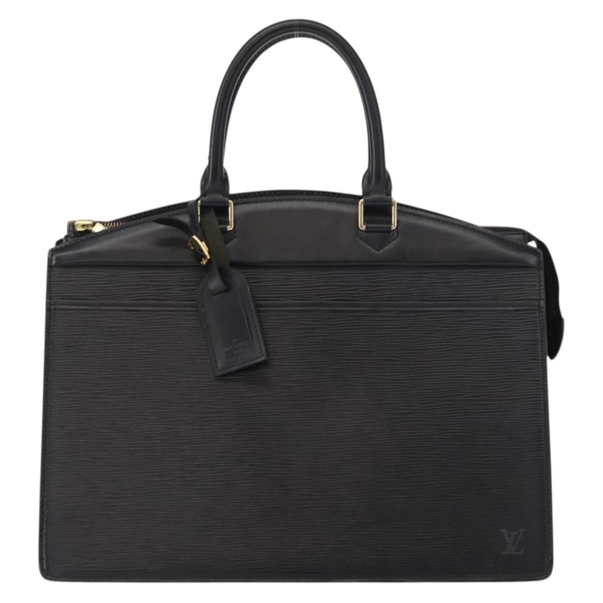 LOUIS VUITTON Epi Riviera Hand Bag Noir Black M48182 LV Auth 155973