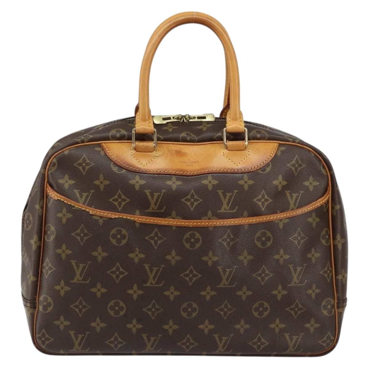 LOUIS VUITTON Monogram Deauville Hand Bag M47270 LV Auth 155974