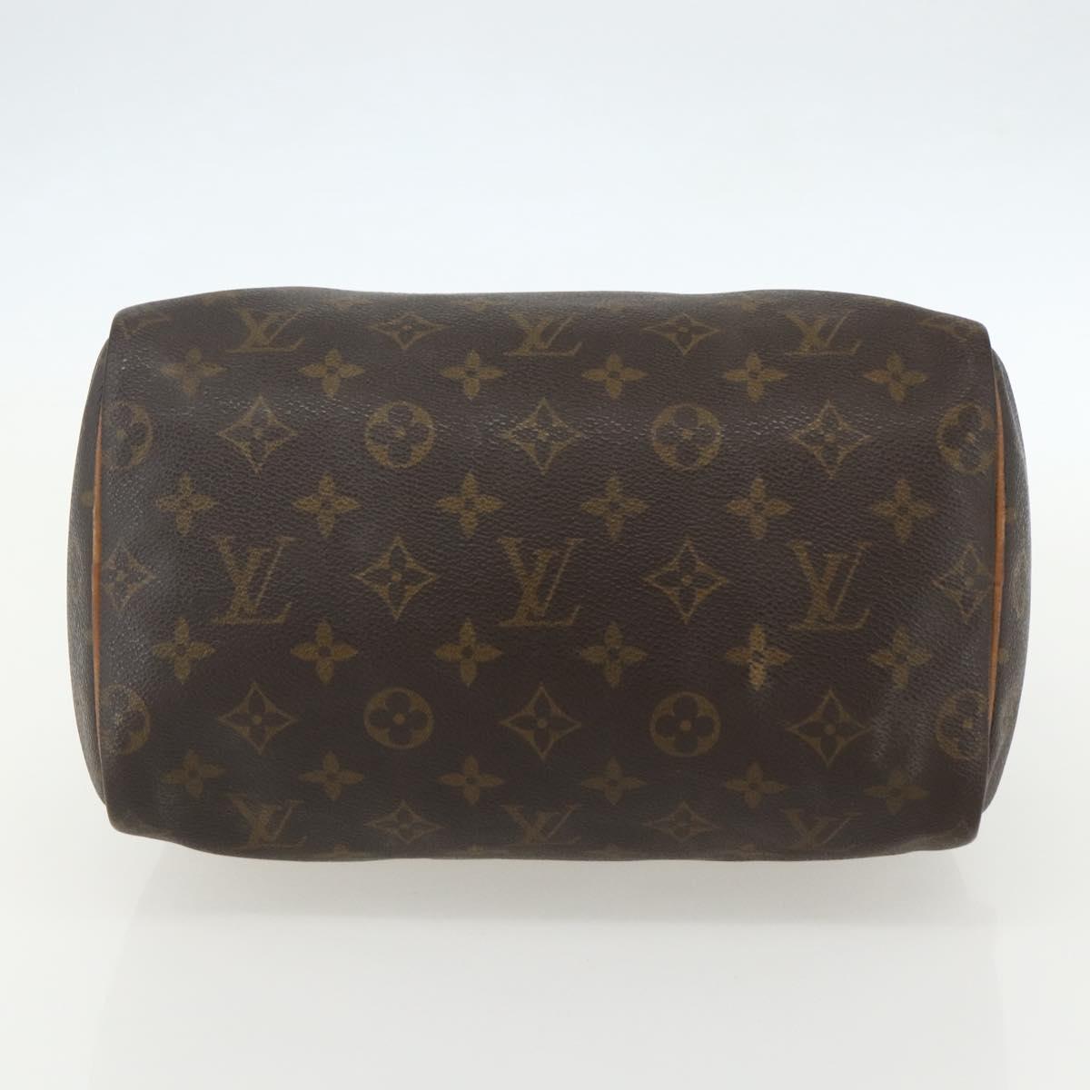 LOUIS VUITTON Monogram Speedy 25 Hand Bag M41528 LV Auth 155988