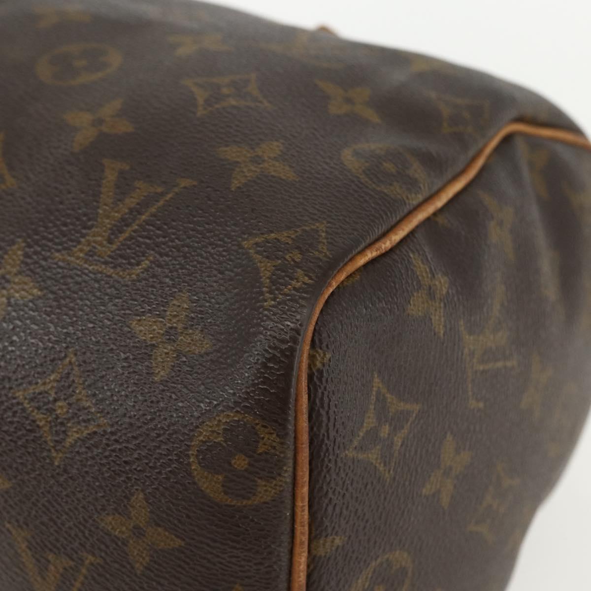 LOUIS VUITTON Monogram Speedy 25 Hand Bag M41528 LV Auth 155988