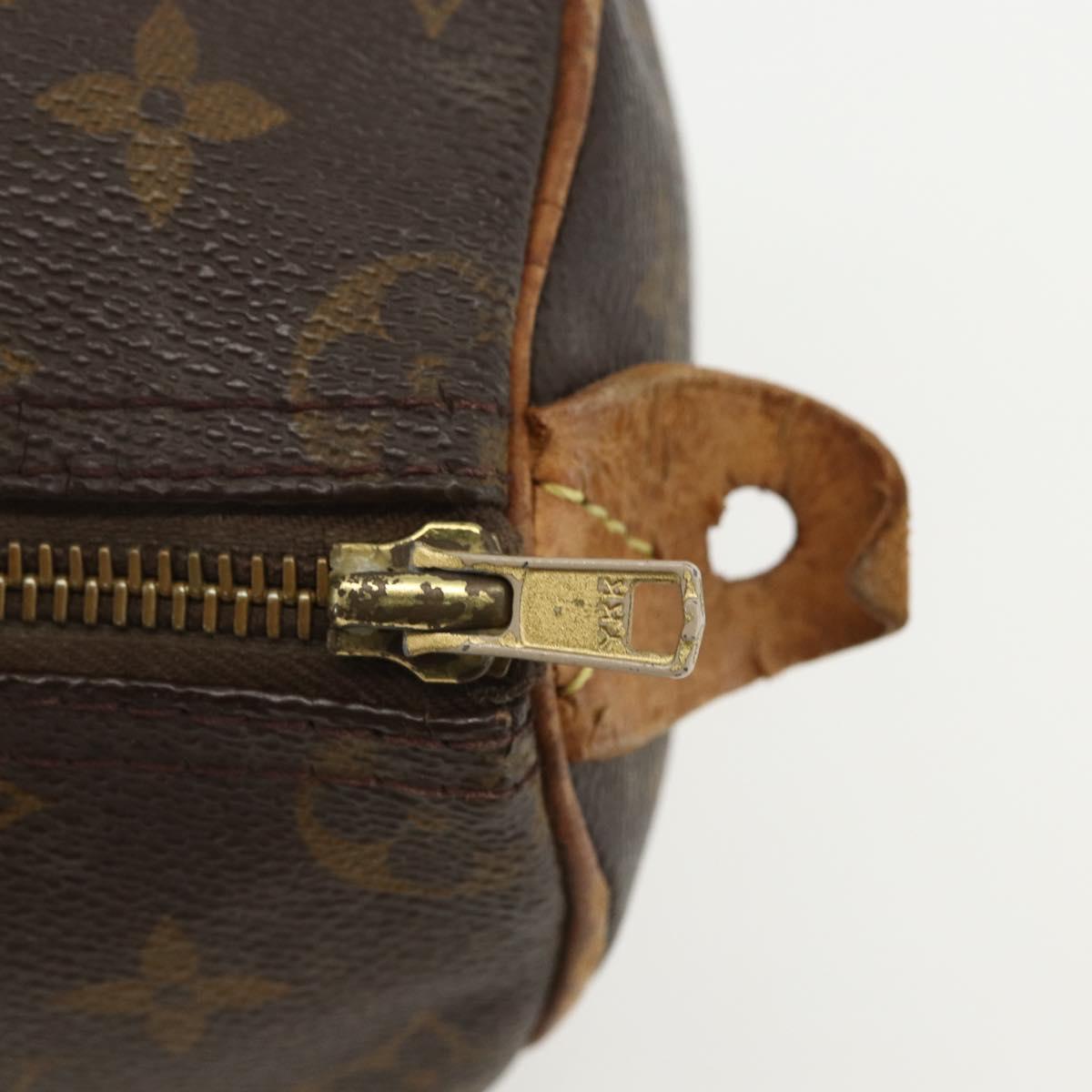 LOUIS VUITTON Monogram Speedy 25 Hand Bag M41528 LV Auth 155988