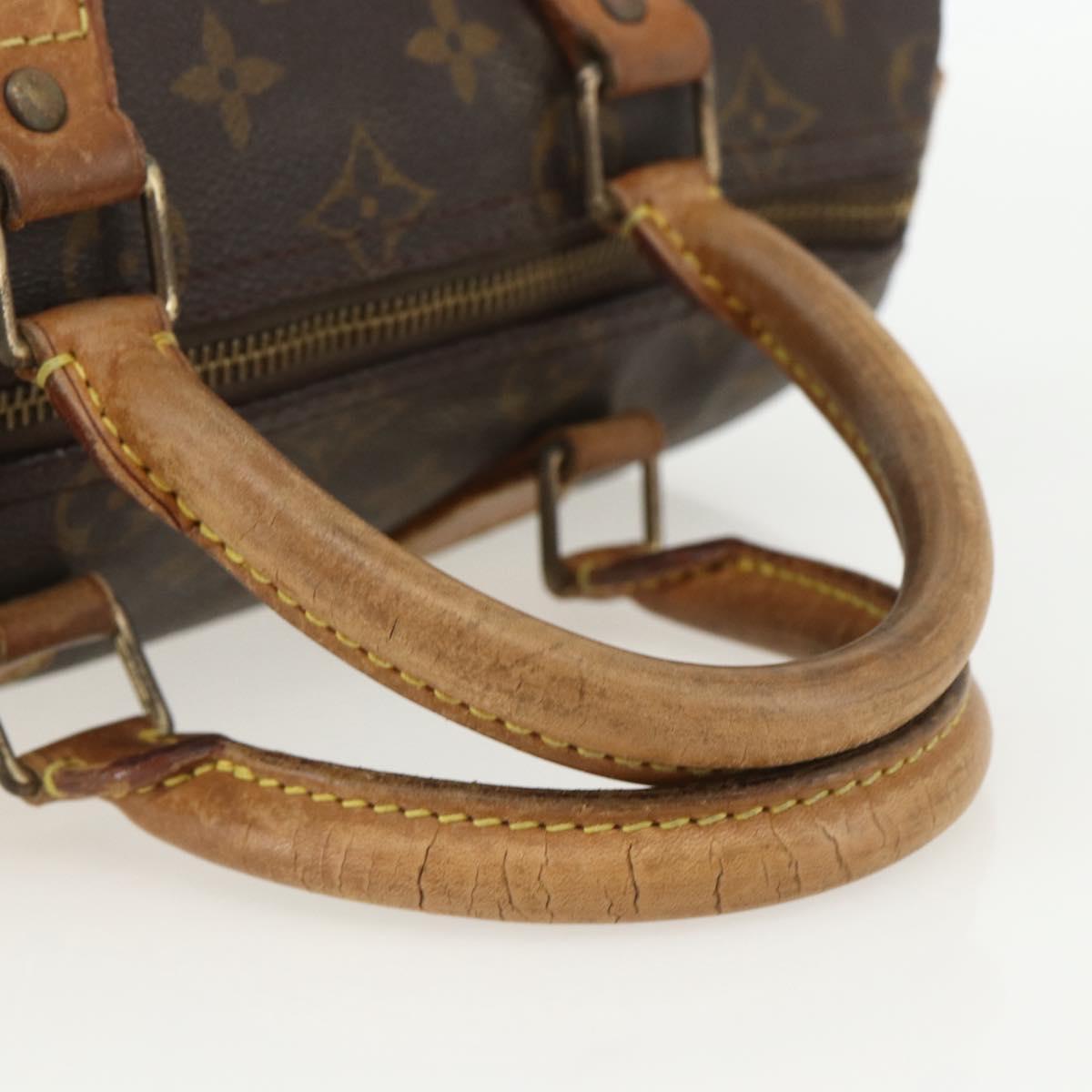 LOUIS VUITTON Monogram Speedy 25 Hand Bag M41528 LV Auth 155988