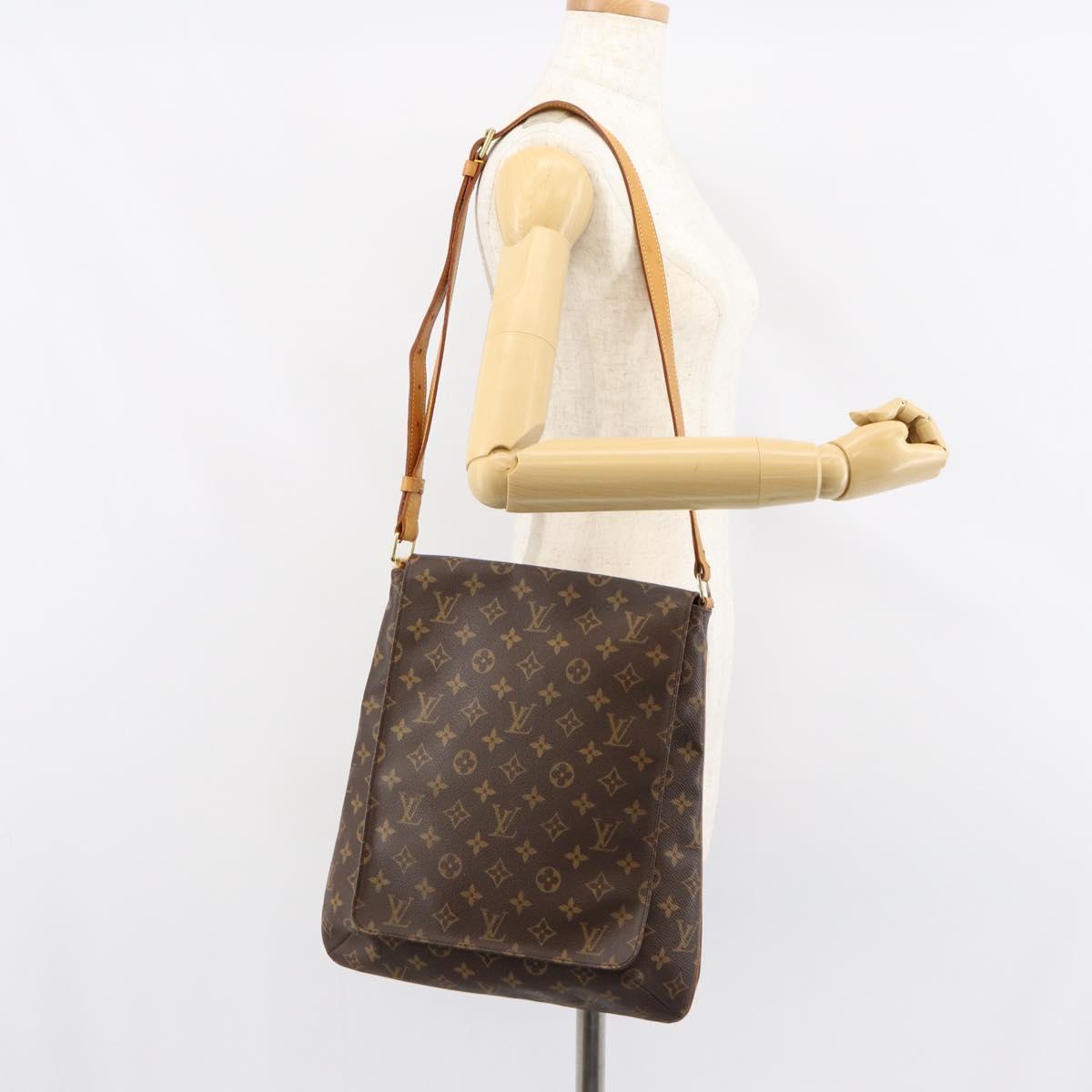 LOUIS VUITTON Monogram Musette Shoulder Bag M51256 LV Auth 155998