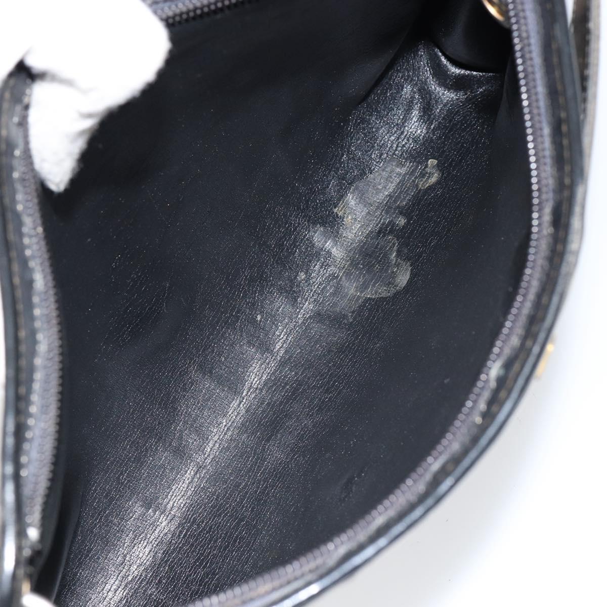 Christian Dior Trotter Canvas Shoulder Bag Navy Auth 156000