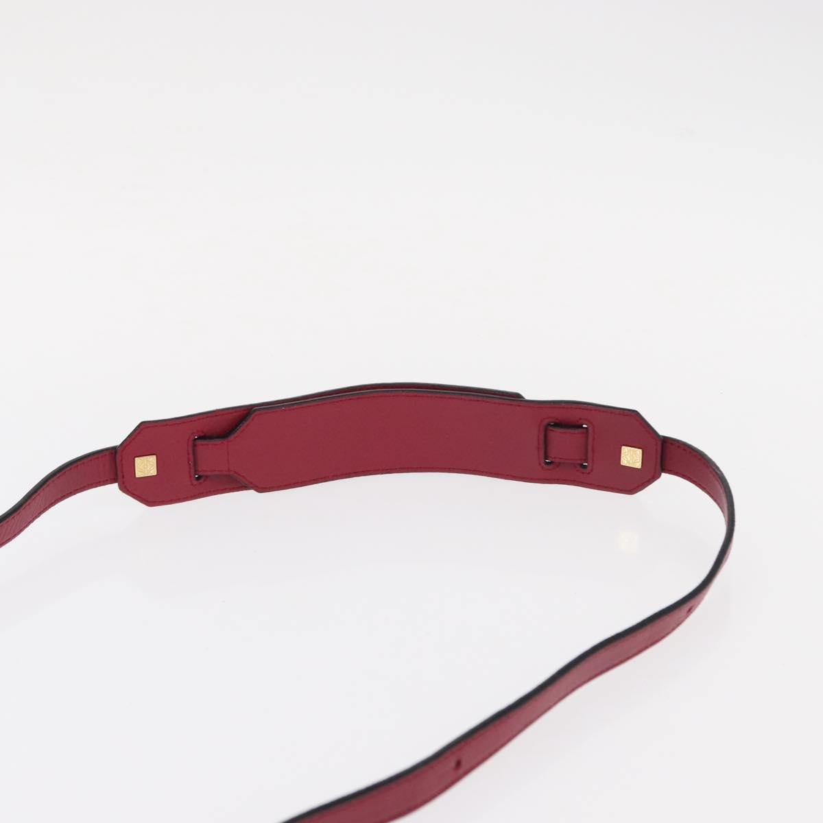 LOEWE Bounce bag Hand Bag Leather 2way Pink Gold Auth 156019