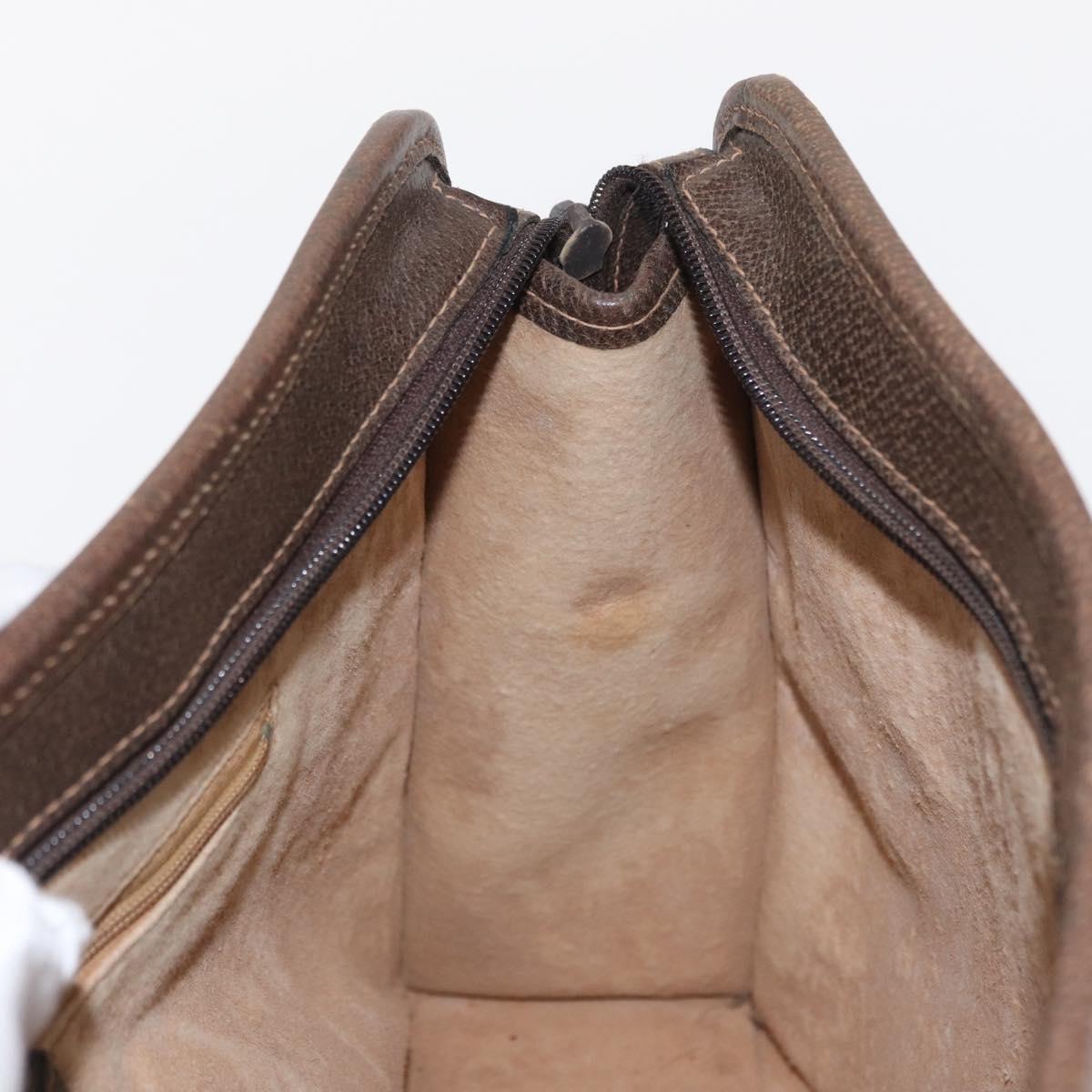 GUCCI GG Supreme Web Sherry Line Hand Bag PVC Beige Gold 010 378 Auth 156033