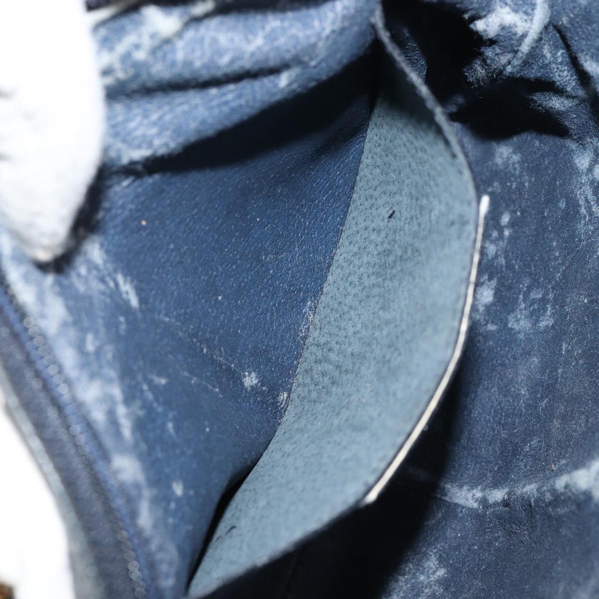 GUCCI GG Supreme Sherry Line Shoulder Bag PVC Red Navy Auth 156035