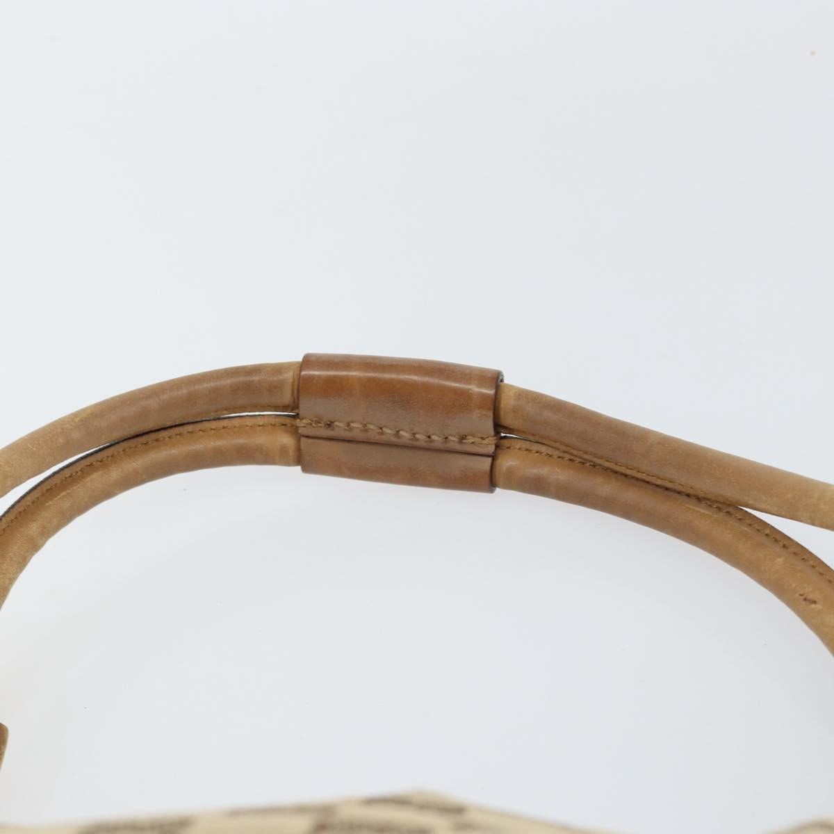 GUCCI GG Canvas Shoulder Bag Beige 101333 Auth 156039