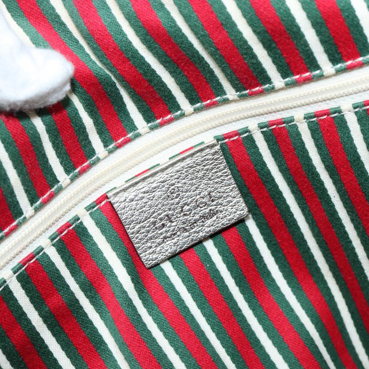 GUCCI GG Canvas Abbey Tote Bag Beige Gold 141470 Auth 156041