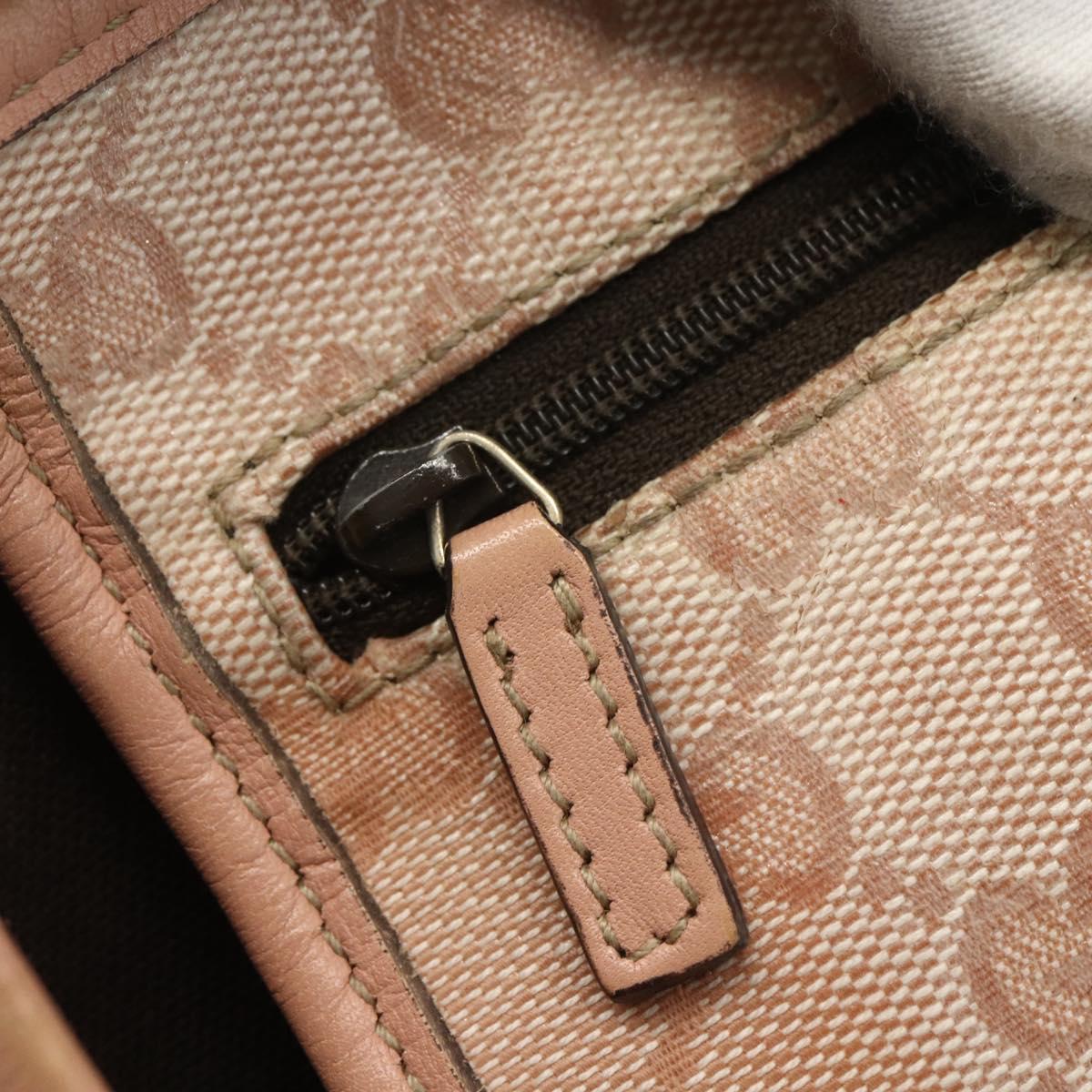 GUCCI GG Crystal Abbey Tote Bag Pink Gold 130736 Auth 156043