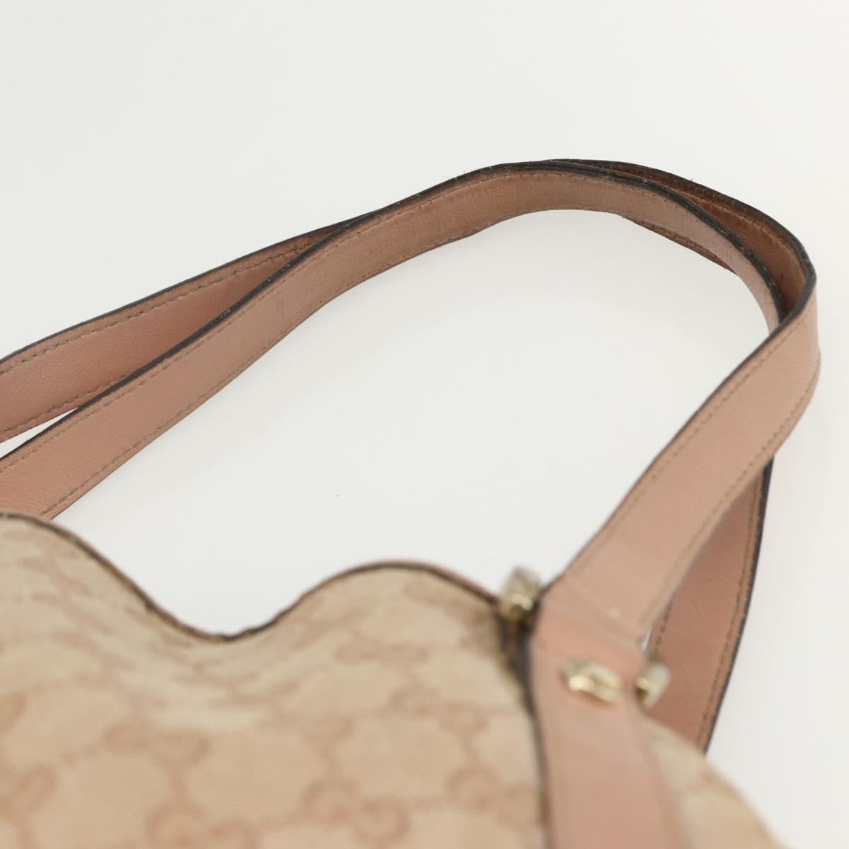 GUCCI GG Crystal Abbey Tote Bag Pink Gold 130736 Auth 156043