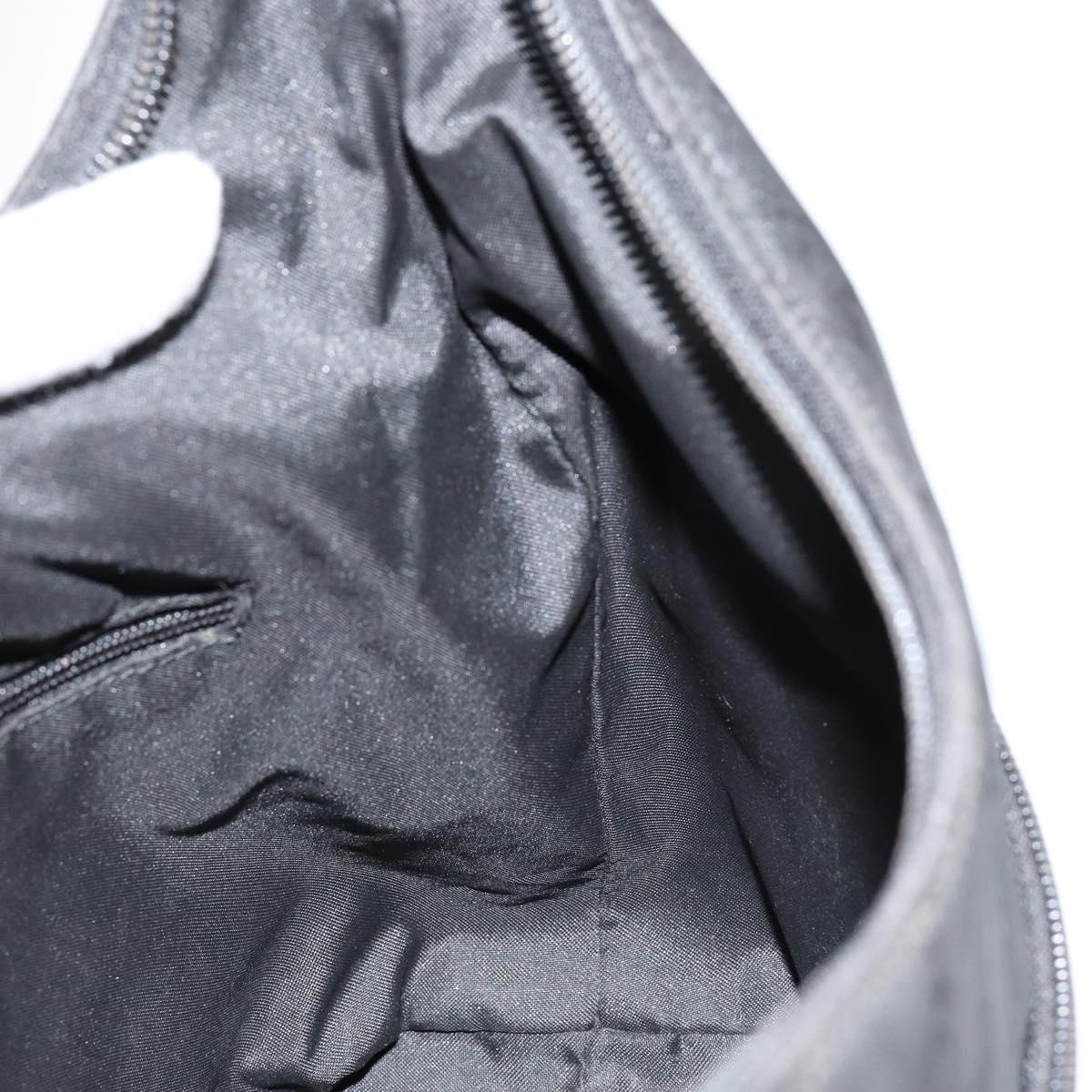 GUCCI GG Canvas Shoulder Bag Black 001 3386 Auth 156046