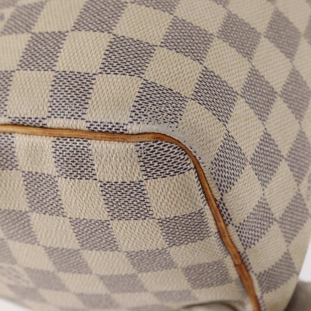 LOUIS VUITTON Damier Azur Speedy 25 Hand Bag N41534 LV Auth 156058