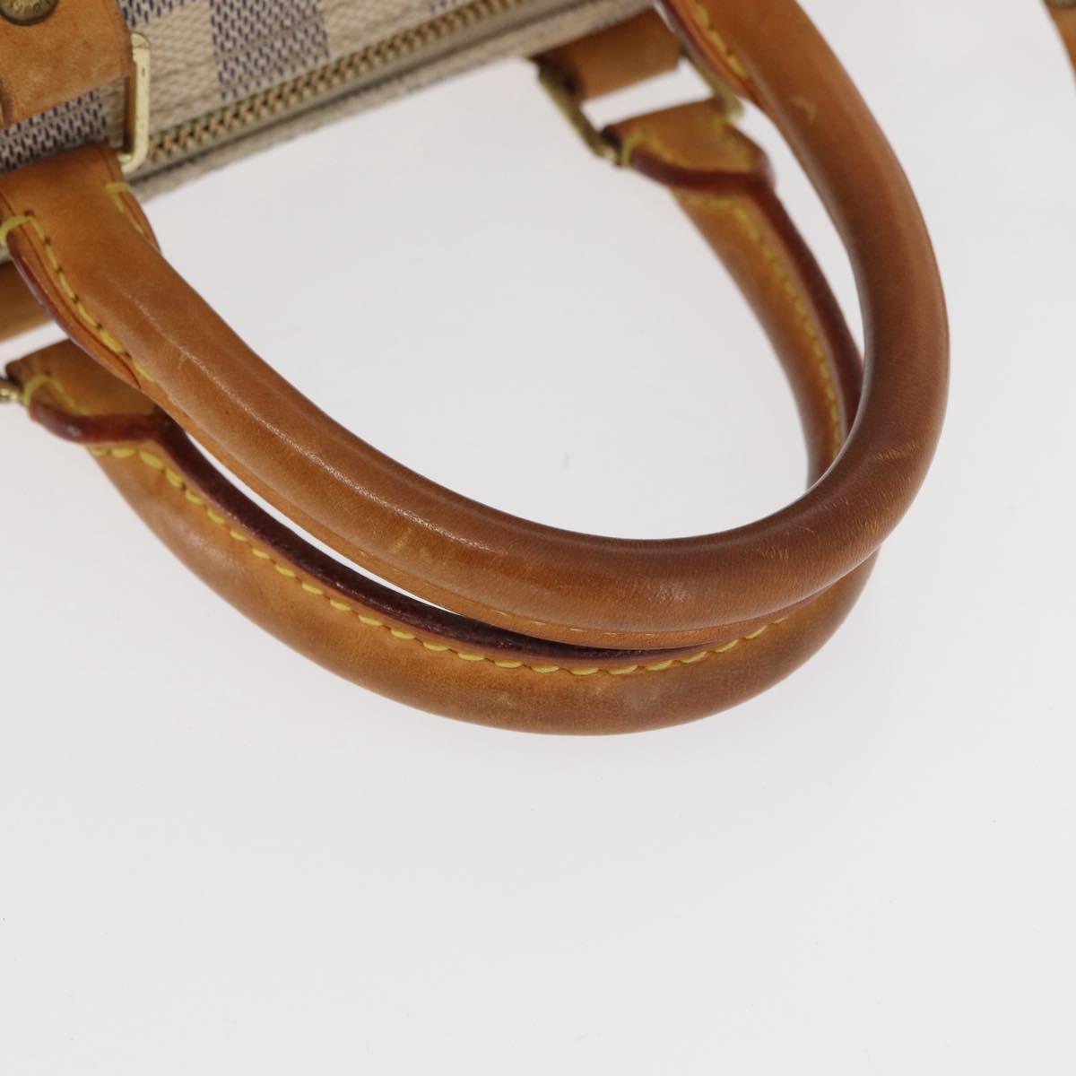 LOUIS VUITTON Damier Azur Speedy 25 Hand Bag N41534 LV Auth 156058