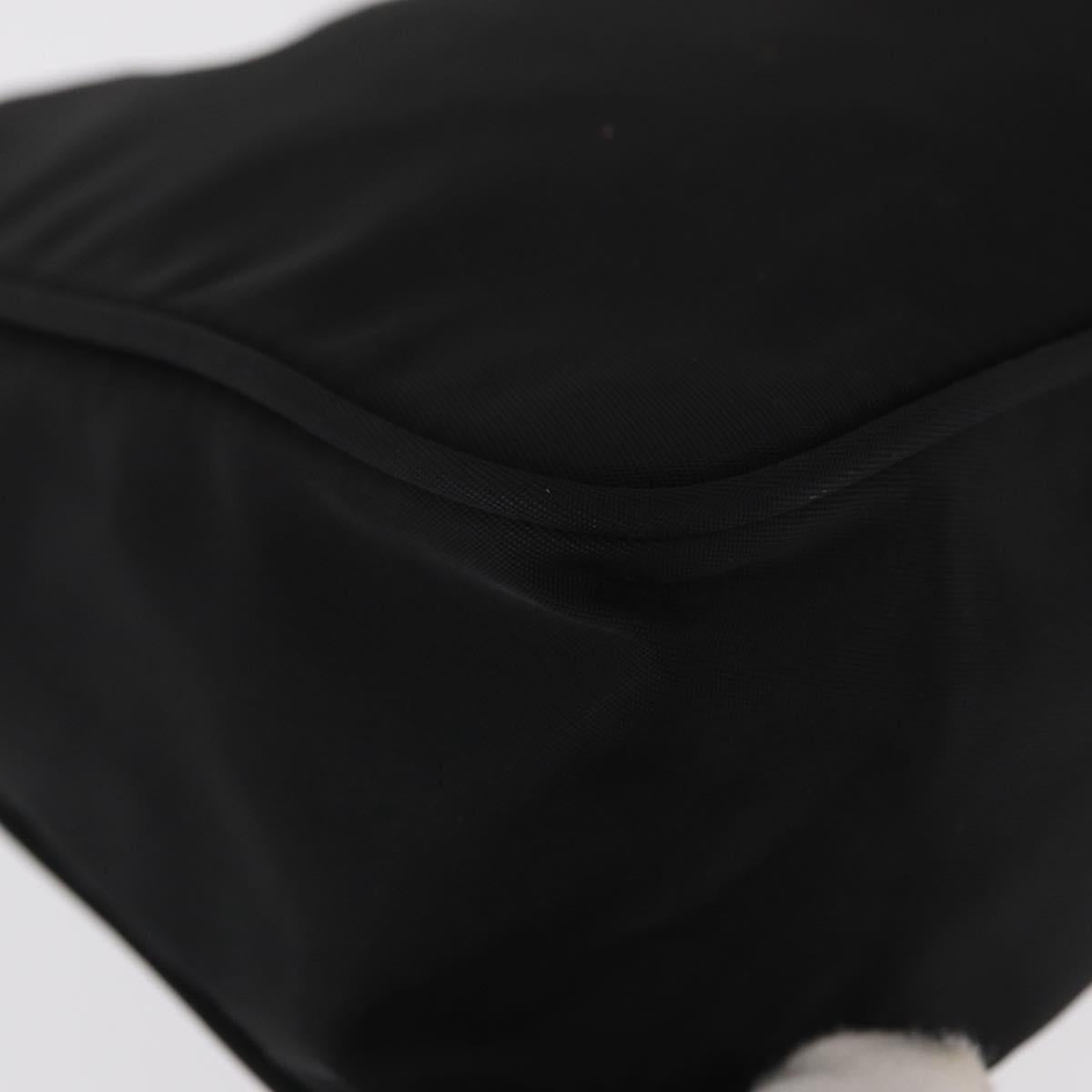 PRADA Hand Bag Nylon Black Auth 156063