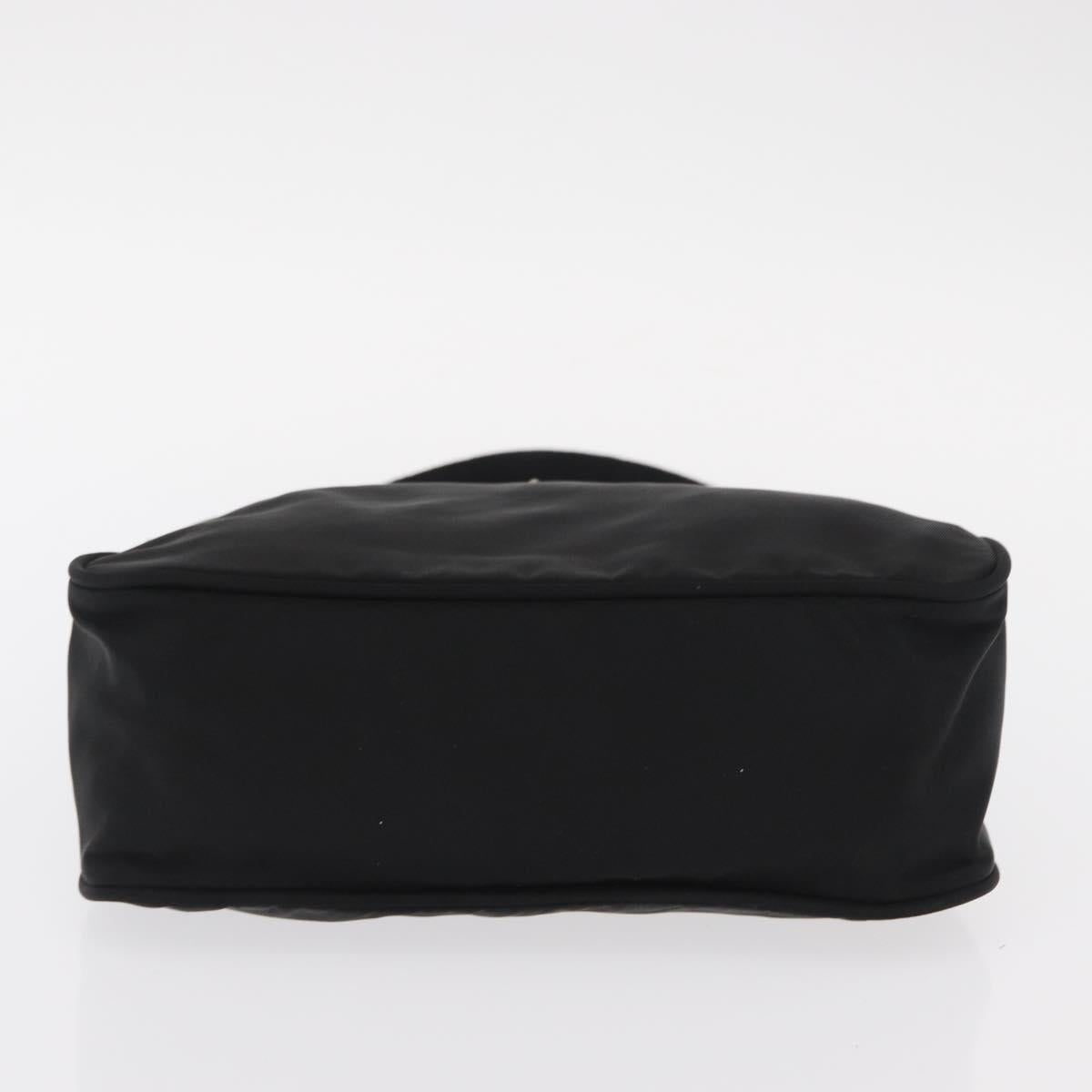 PRADA Hand Bag Nylon Black Auth 156063