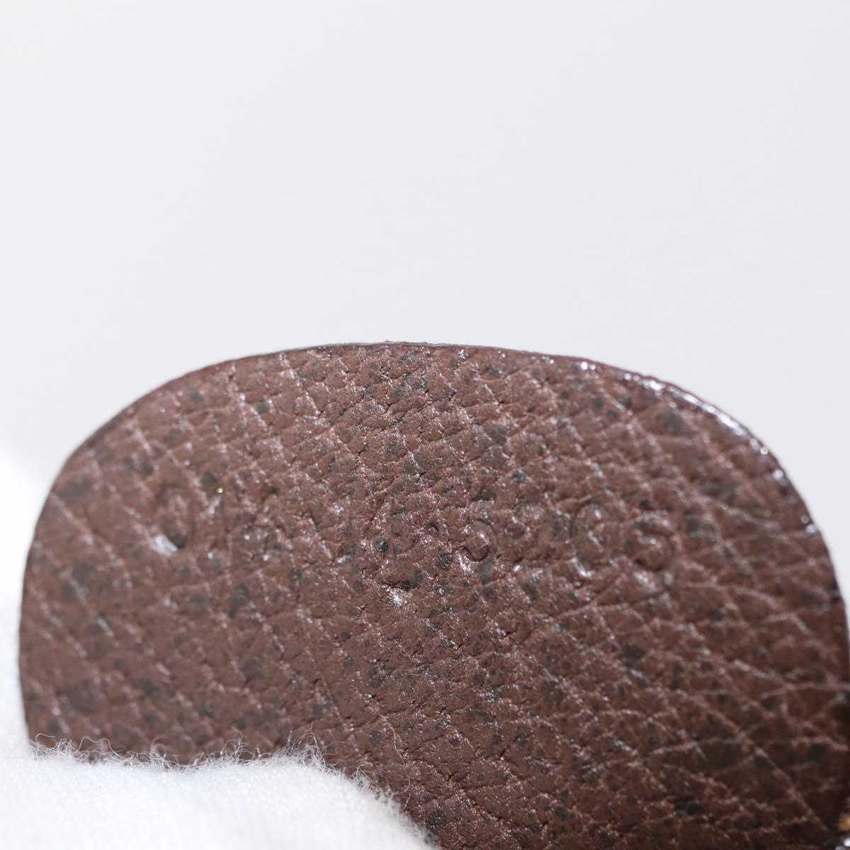 GUCCI Web Sherry Line GG Supreme Pouch PVC Beige Gold 014 14 5205 Auth 156065