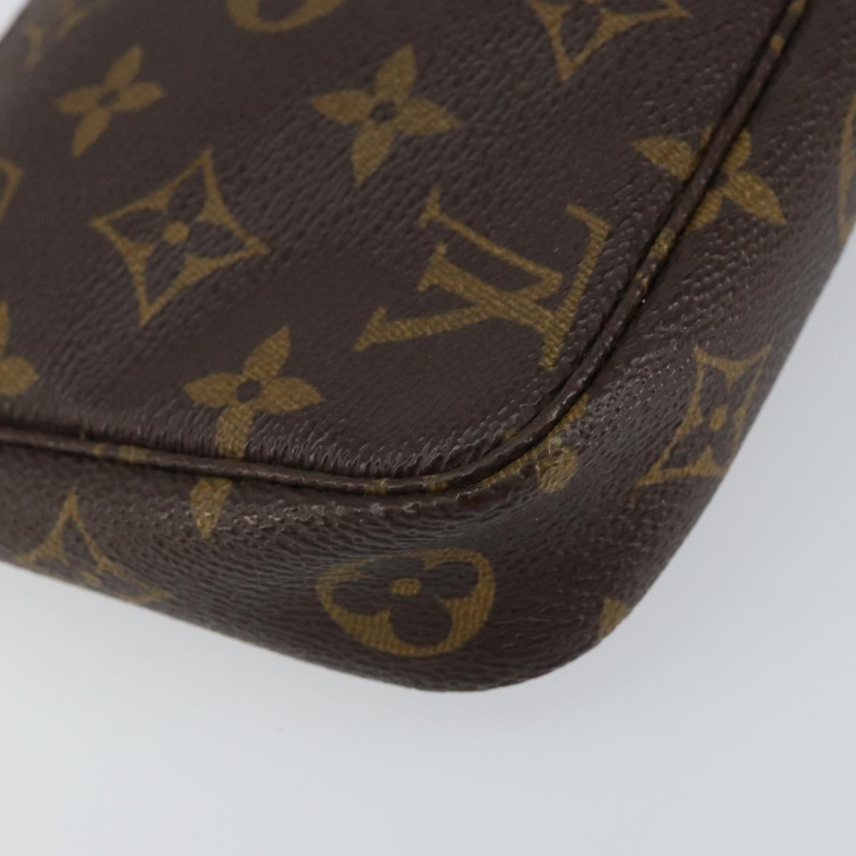 LOUIS VUITTON Monogram Pochette Accessoires Pouch M51980 LV Auth 156069