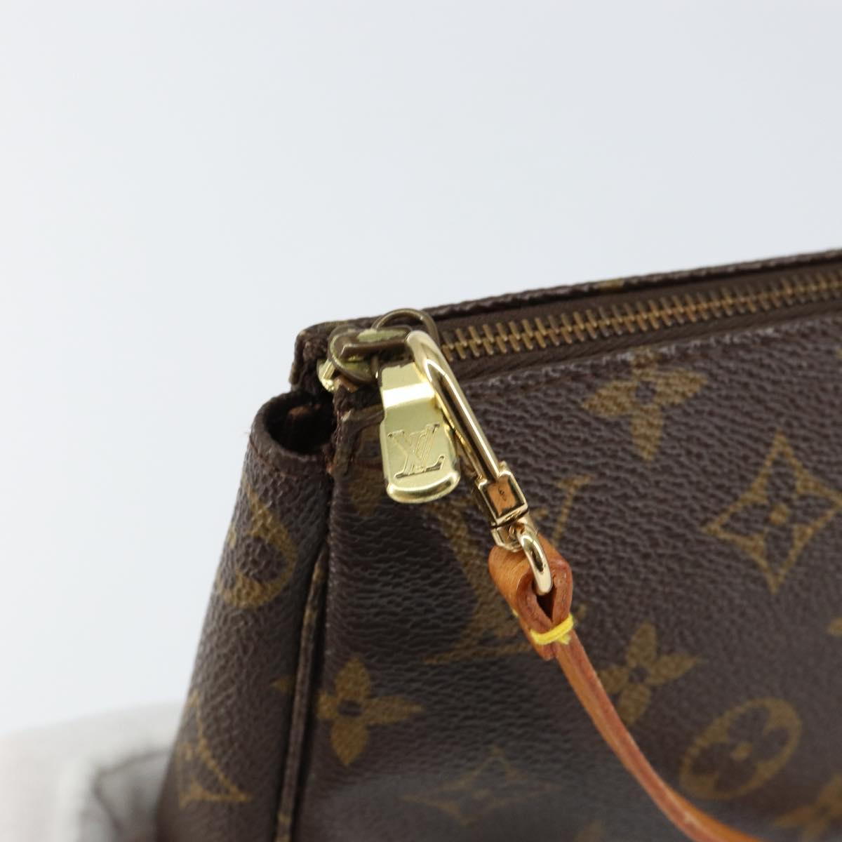 LOUIS VUITTON Monogram Pochette Accessoires Pouch M51980 LV Auth 156069