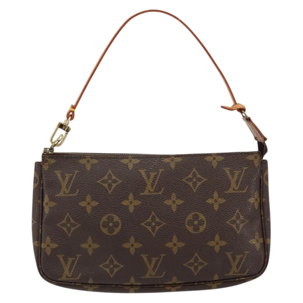 LOUIS VUITTON Monogram Pochette Accessoires Pouch M51980 LV Auth 156069