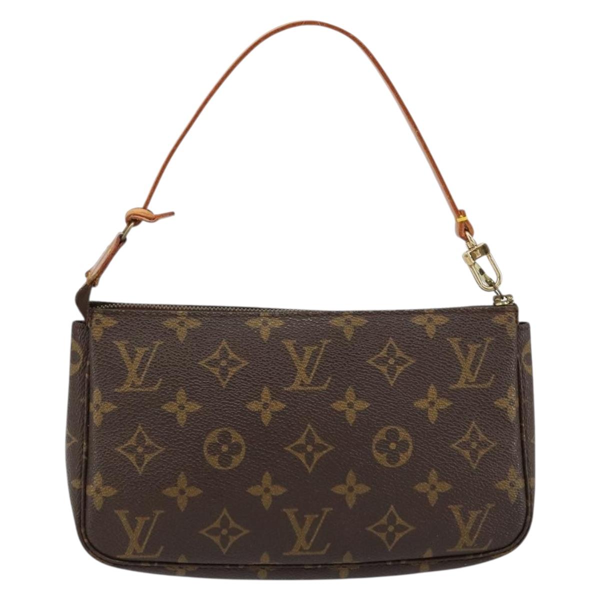 LOUIS VUITTON Monogram Pochette Accessoires Pouch M51980 LV Auth 156069