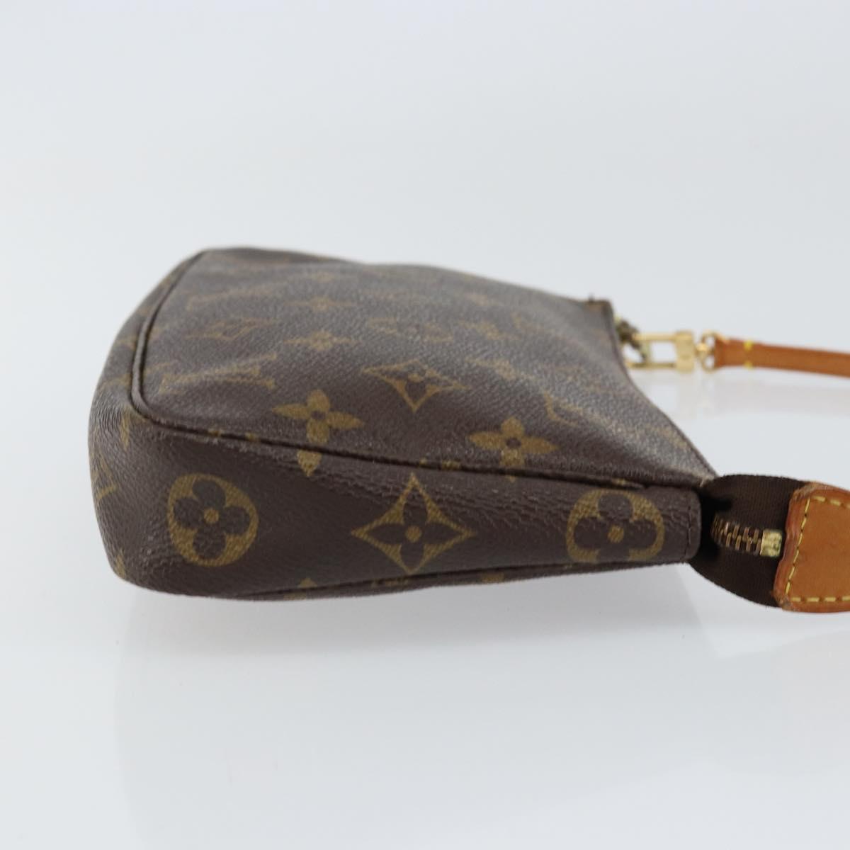 LOUIS VUITTON Monogram Pochette Accessoires Pouch M51980 LV Auth 156069