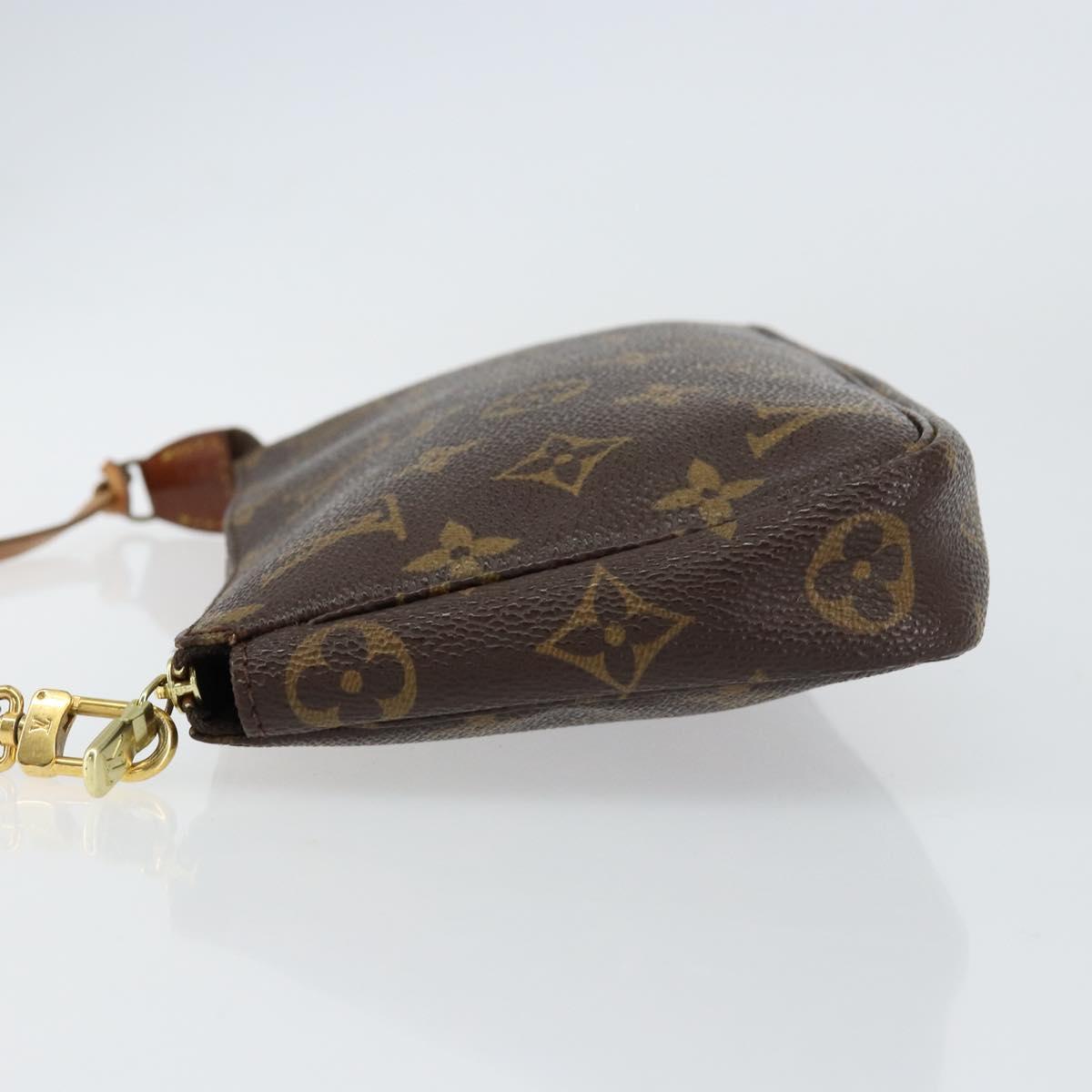 LOUIS VUITTON Monogram Pochette Accessoires Pouch M51980 LV Auth 156070