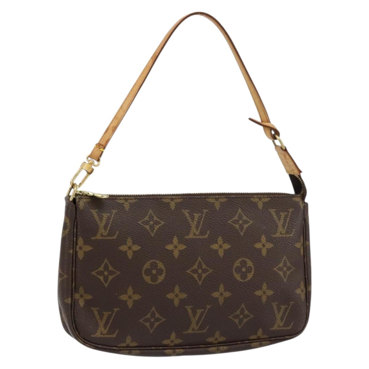 LOUIS VUITTON Monogram Pochette Accessoires Pouch M51980 LV Auth 156071
