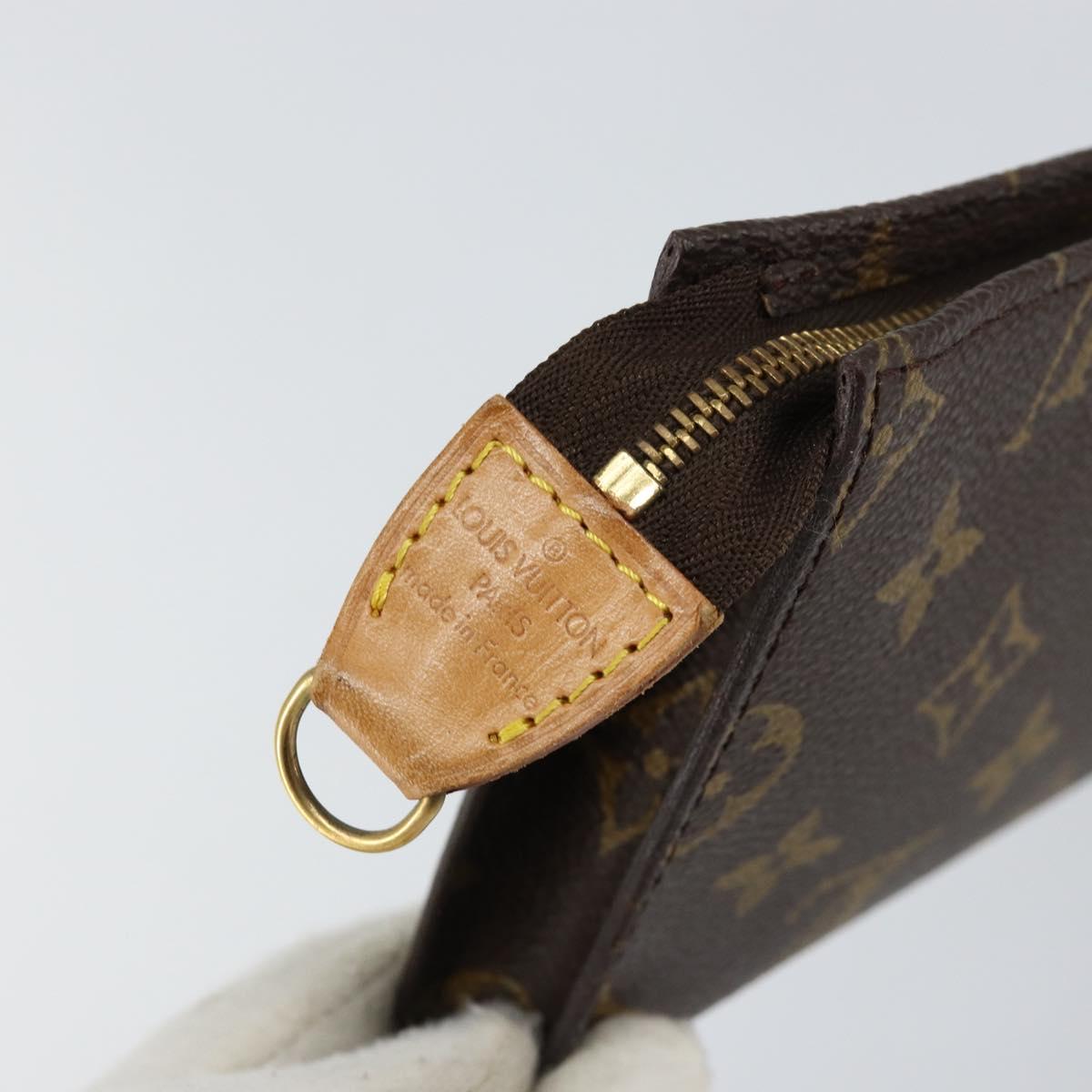 LOUIS VUITTON Monogram Bucket PM Accessory Pouch LV Auth 156072