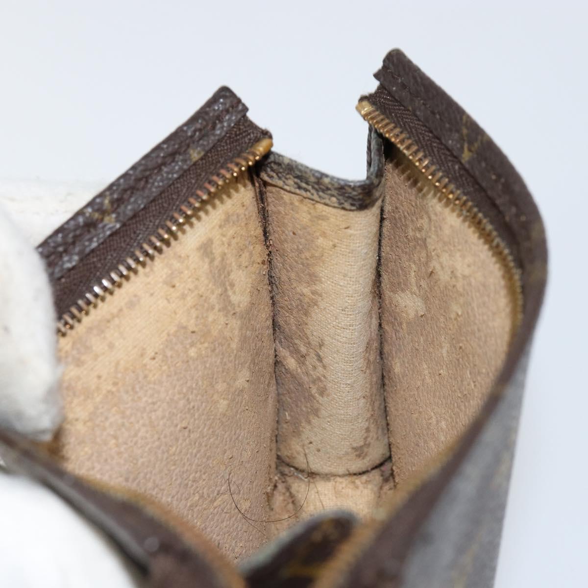 LOUIS VUITTON Monogram Poche Toilette 15 Pouch M47546 LV Auth 156074