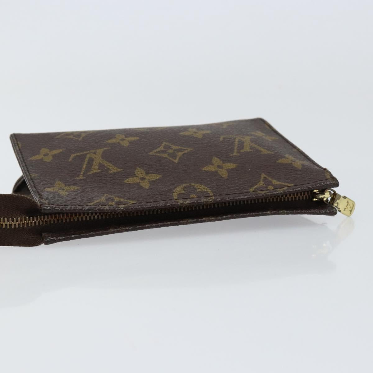 LOUIS VUITTON Monogram Poche Toilette 15 Pouch M47546 LV Auth 156074