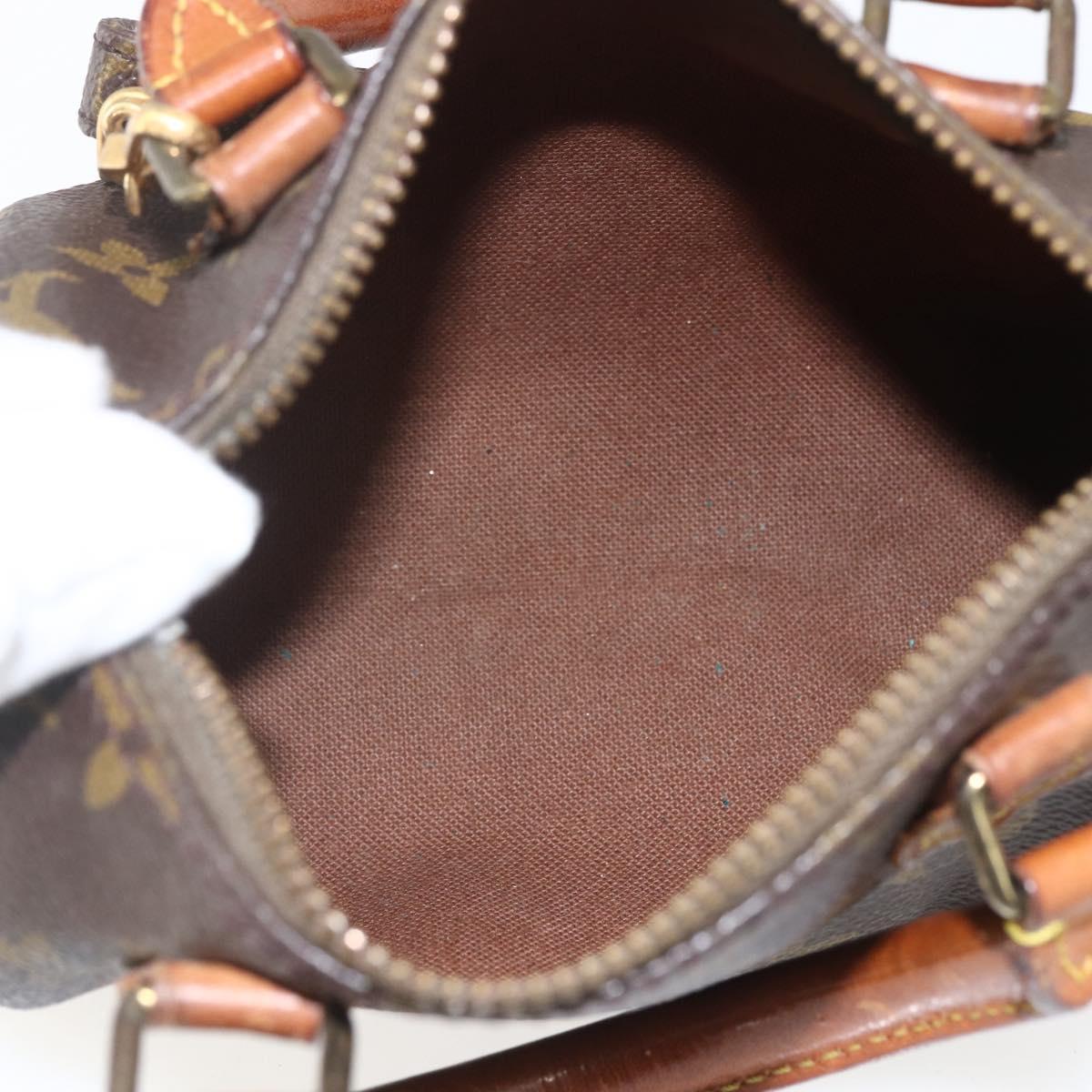 LOUIS VUITTON Monogram Mini Speedy Hand Bag M41534 LV Auth 156075