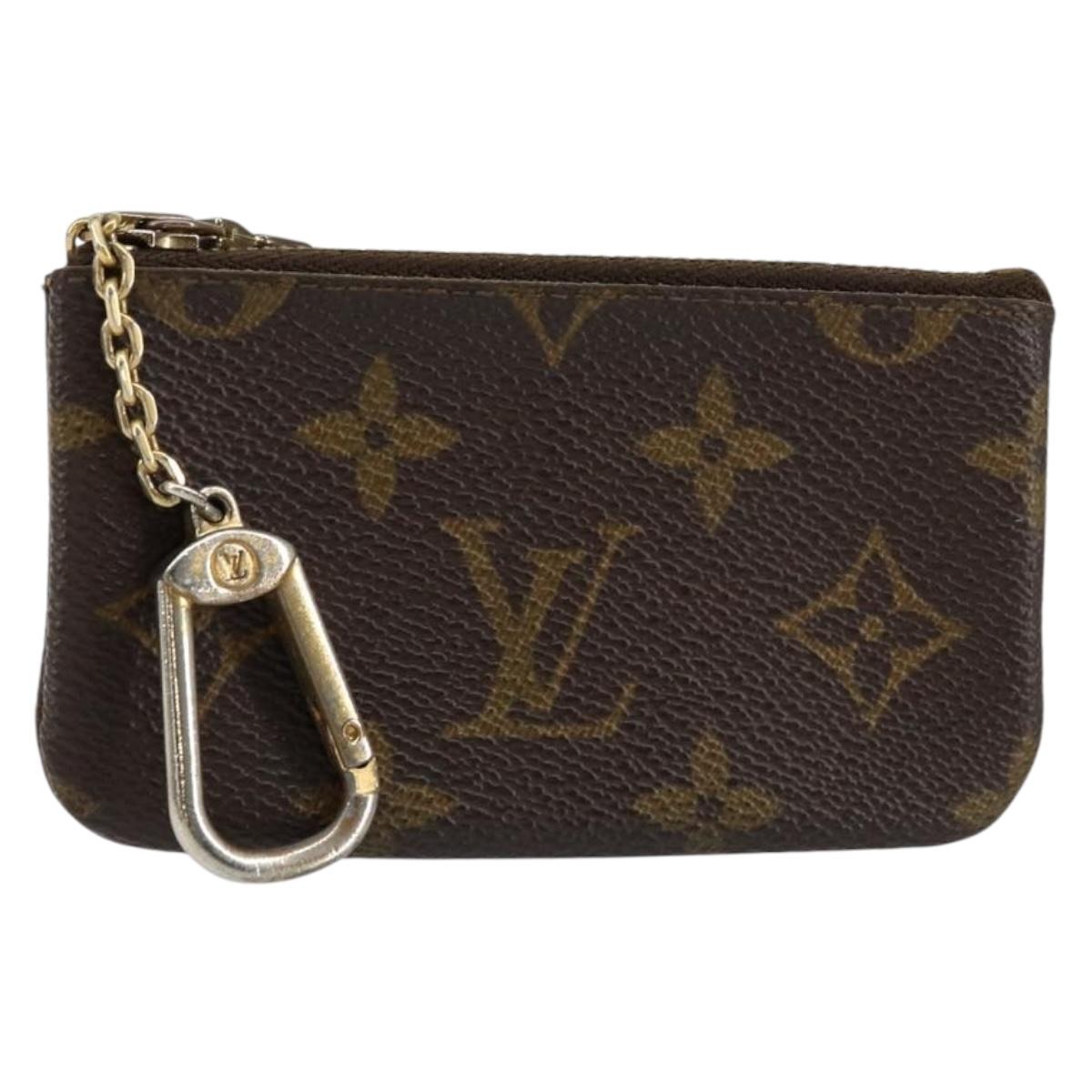 LOUIS VUITTON Monogram Pochette Cles Coin Purse M60033 LV Auth 156076