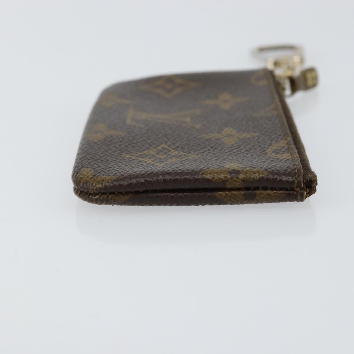 LOUIS VUITTON Monogram Pochette Cles Coin Purse M60033 LV Auth 156076